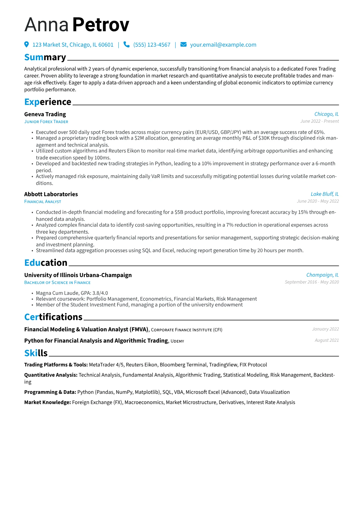Career changer version - Page 1