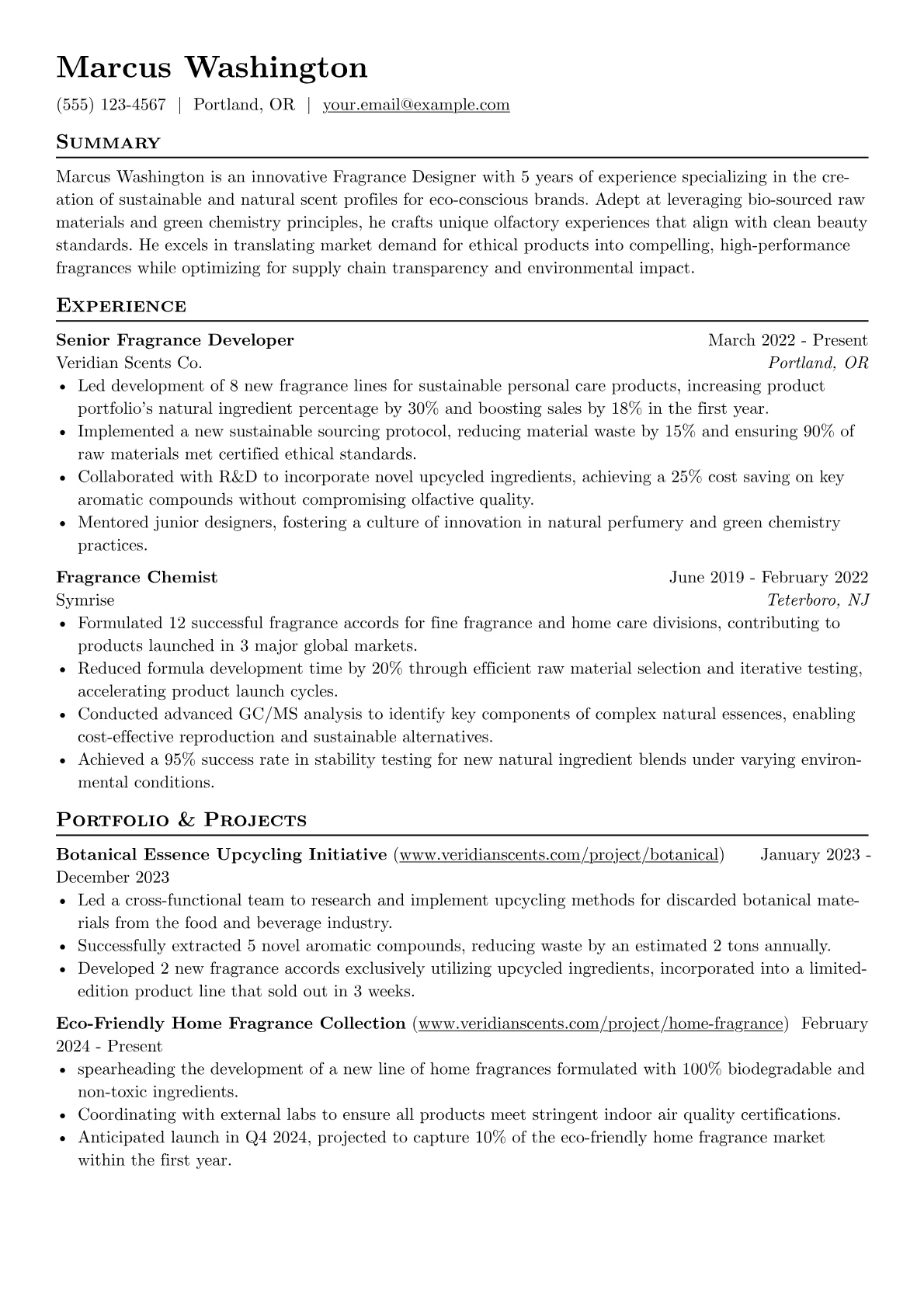 Olfactive Development version - Page 1