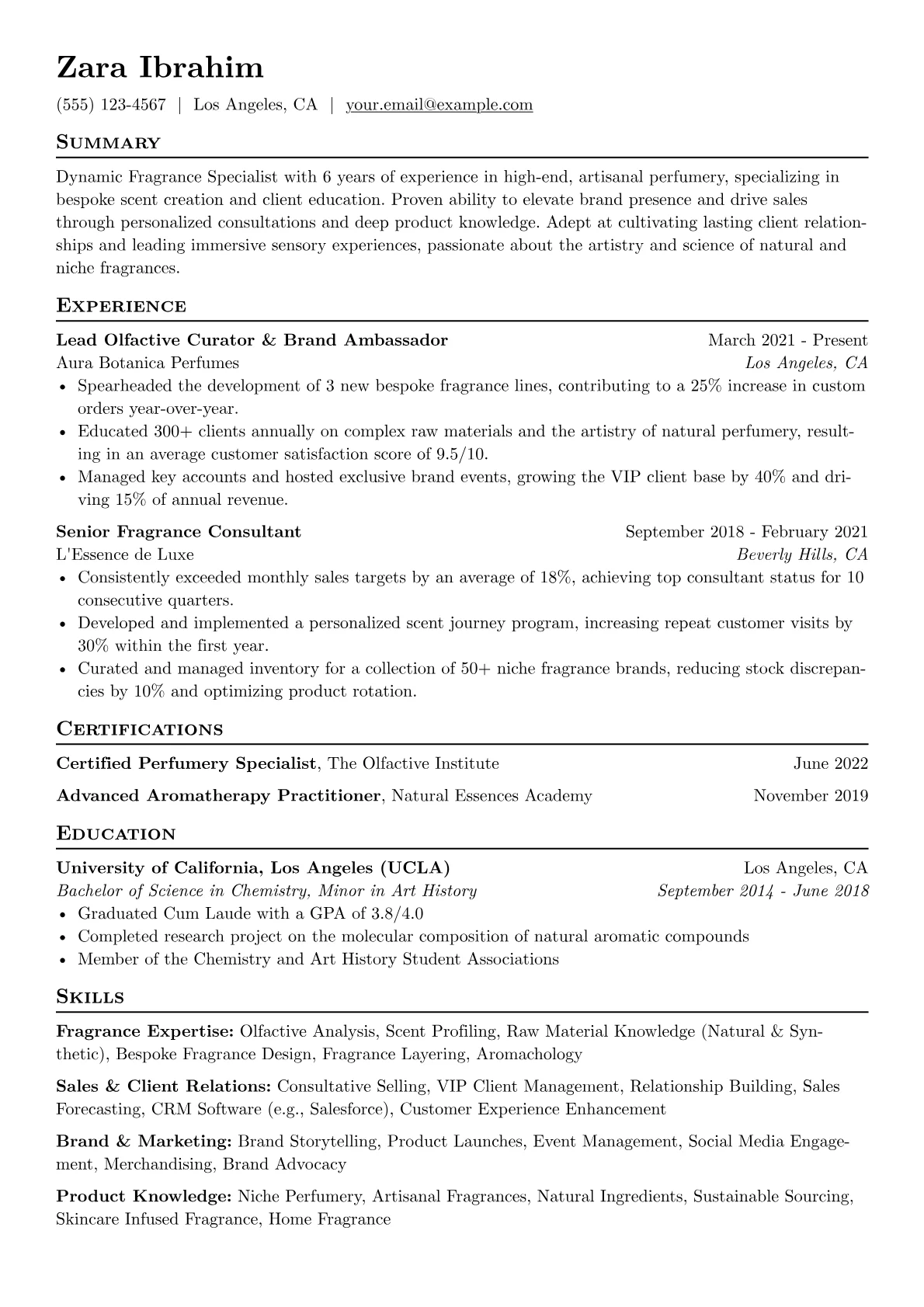 Artisanal Fragrance version - Page 1