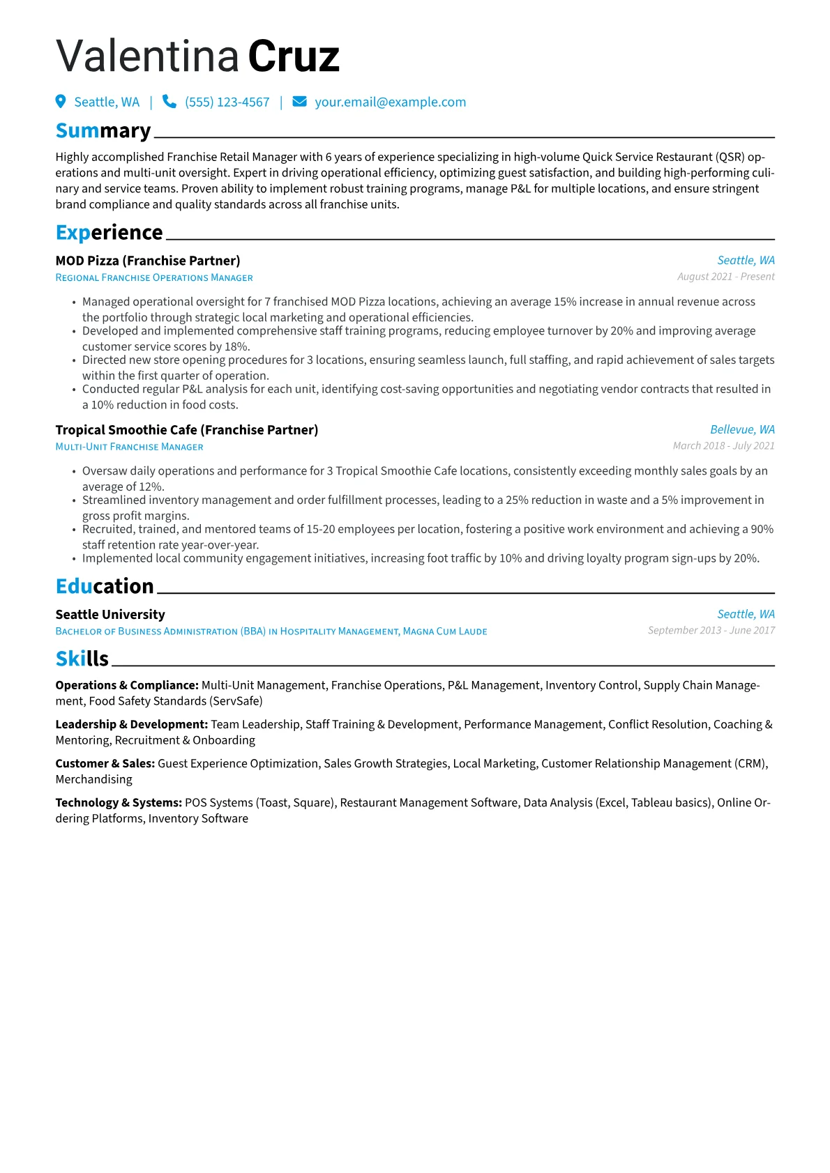 Food & Beverage version - Page 1