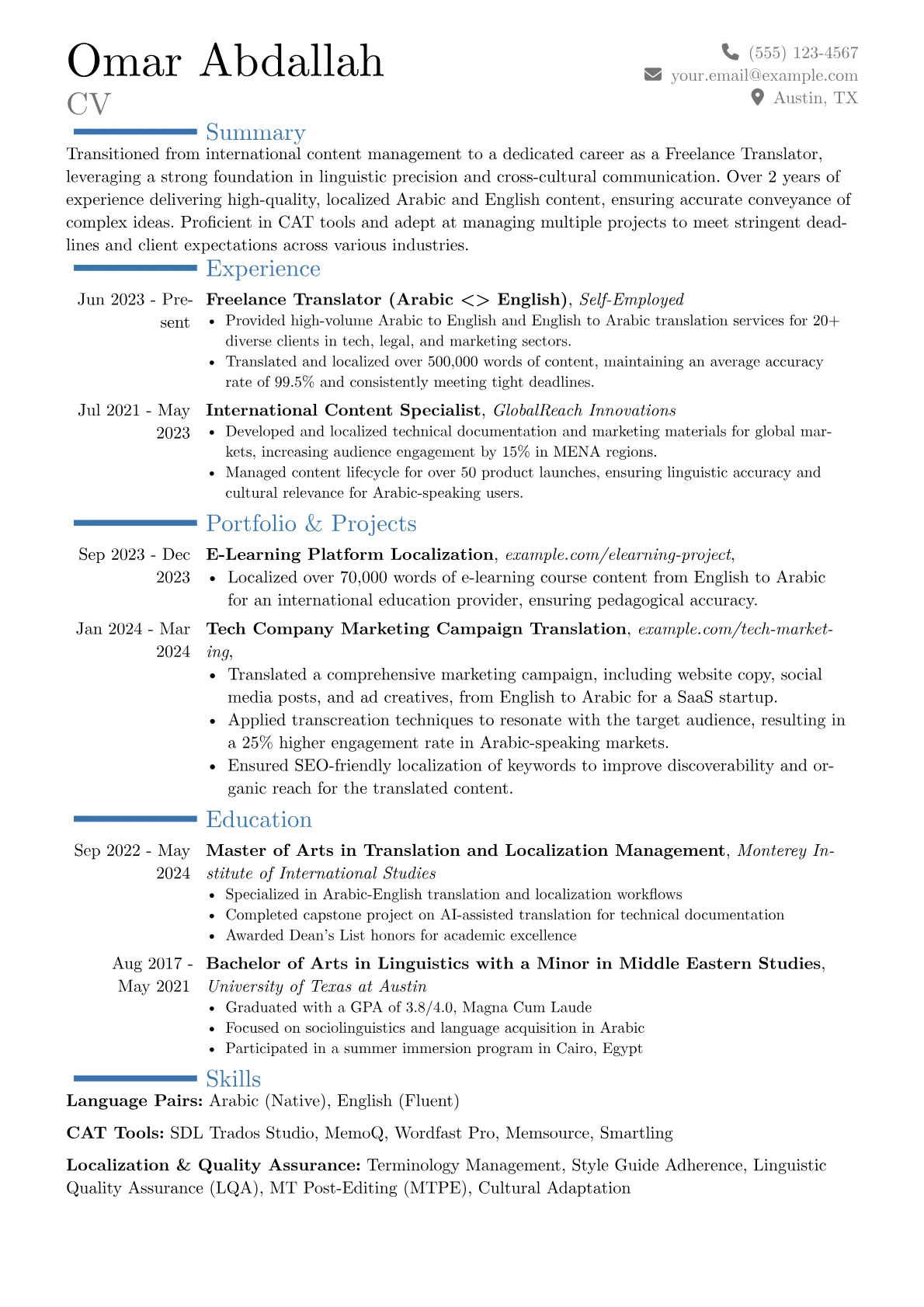 Career changer version - Page 1