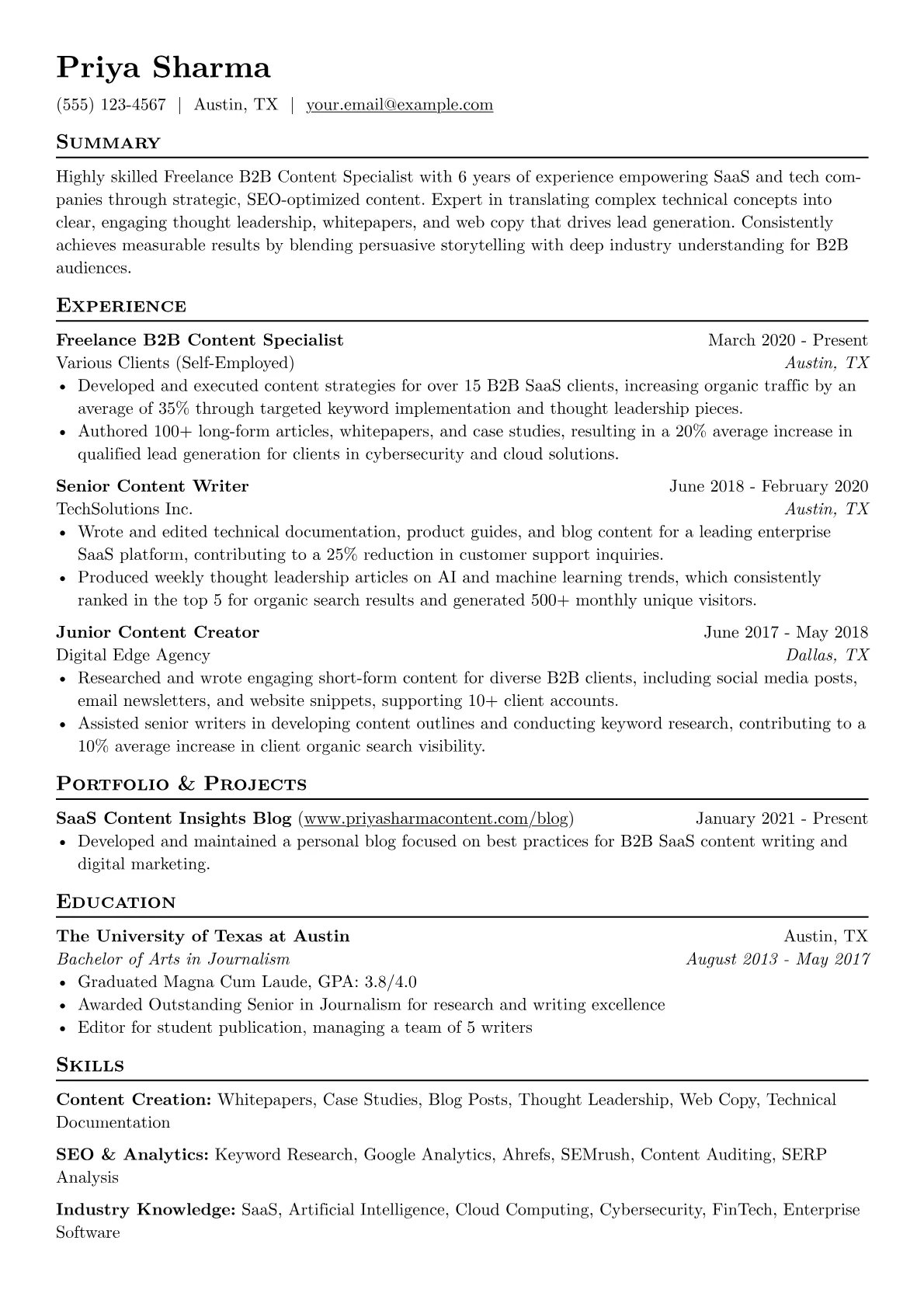 B2B SaaS Content version - Page 1
