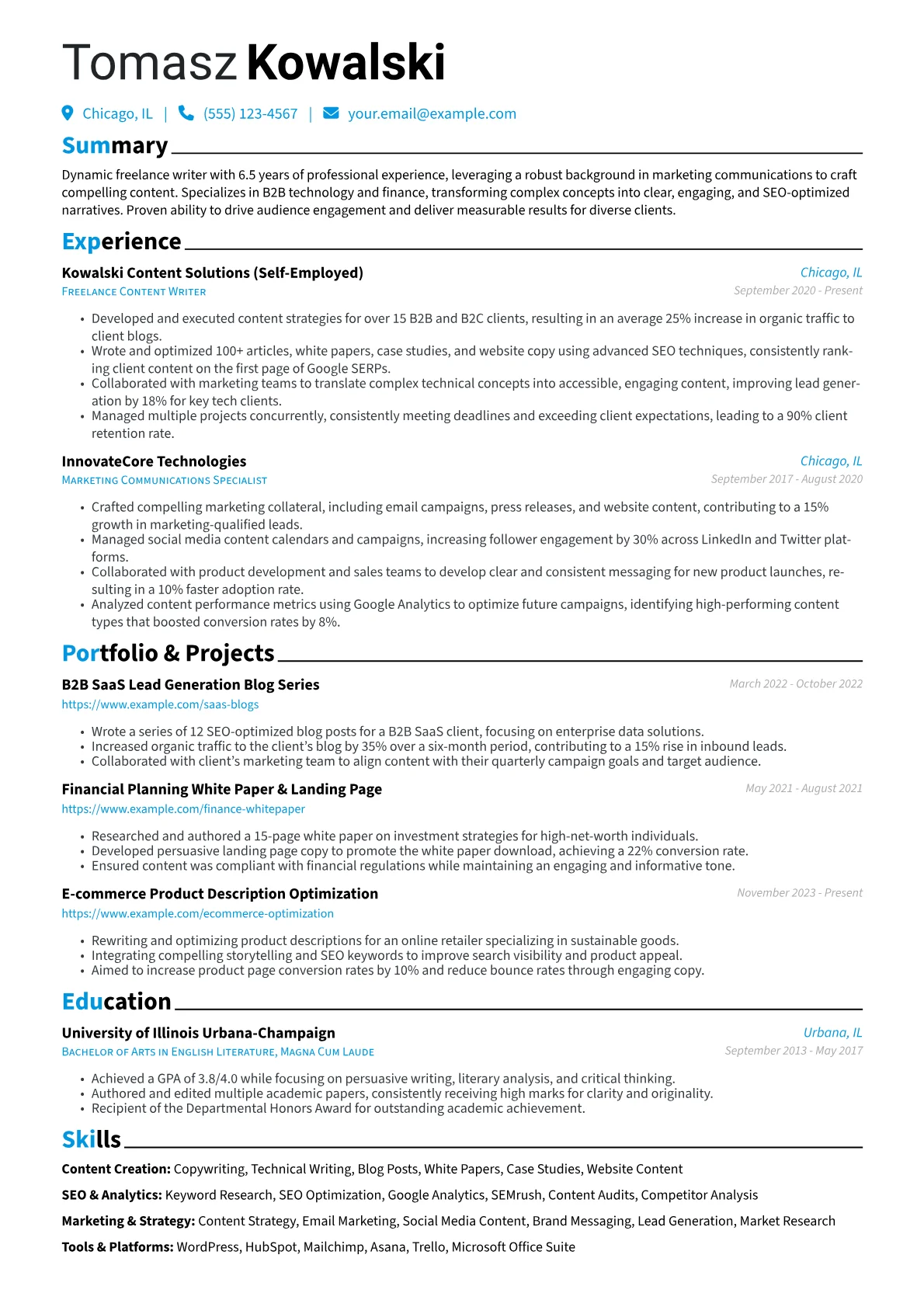 Career changer version - Page 1