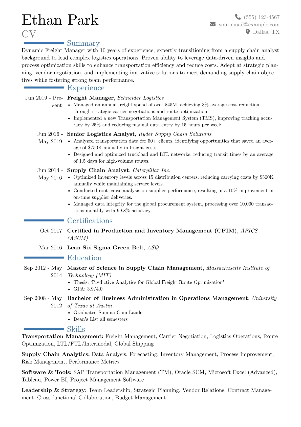 Career changer version - Page 1
