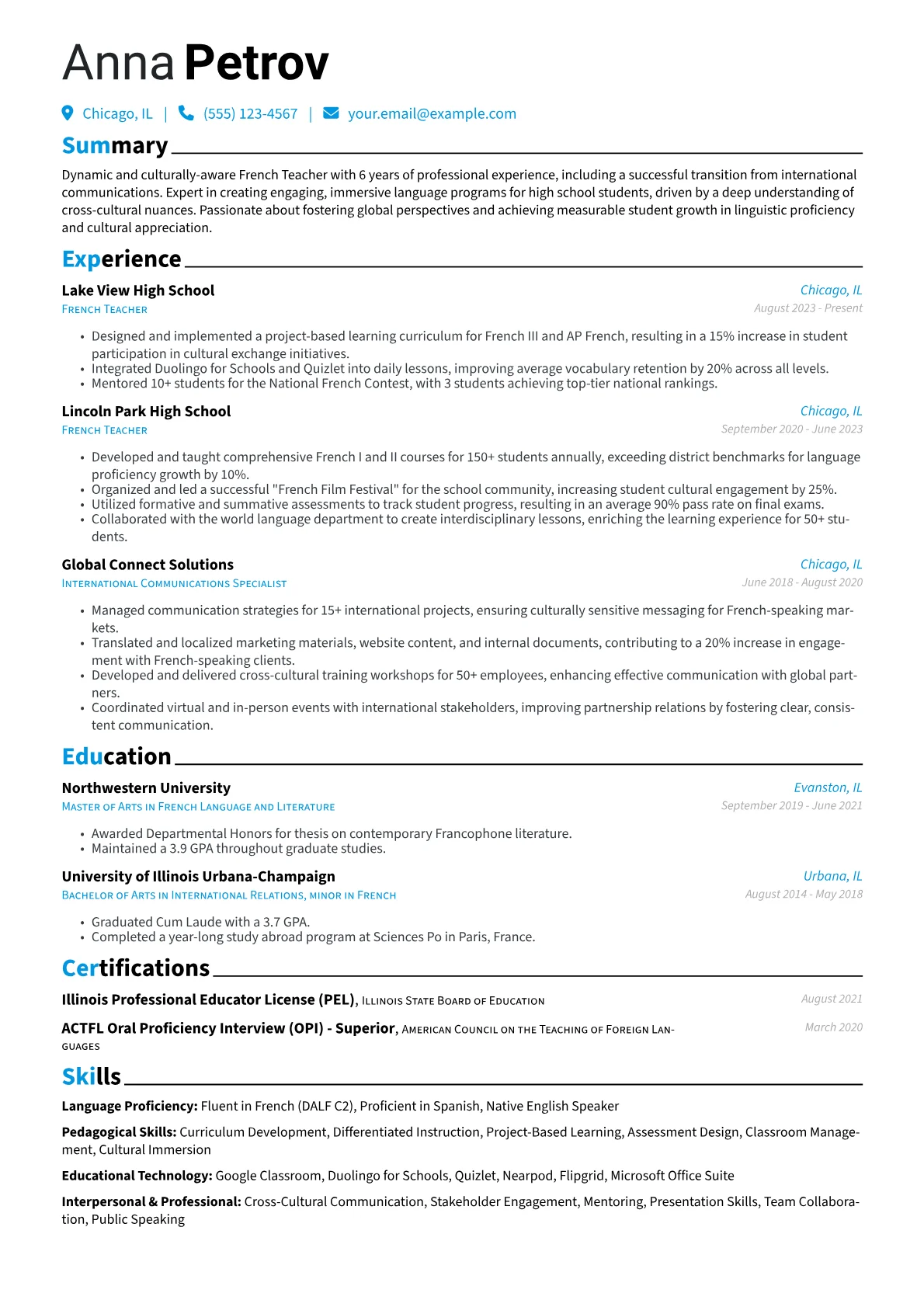 Career changer version - Page 1