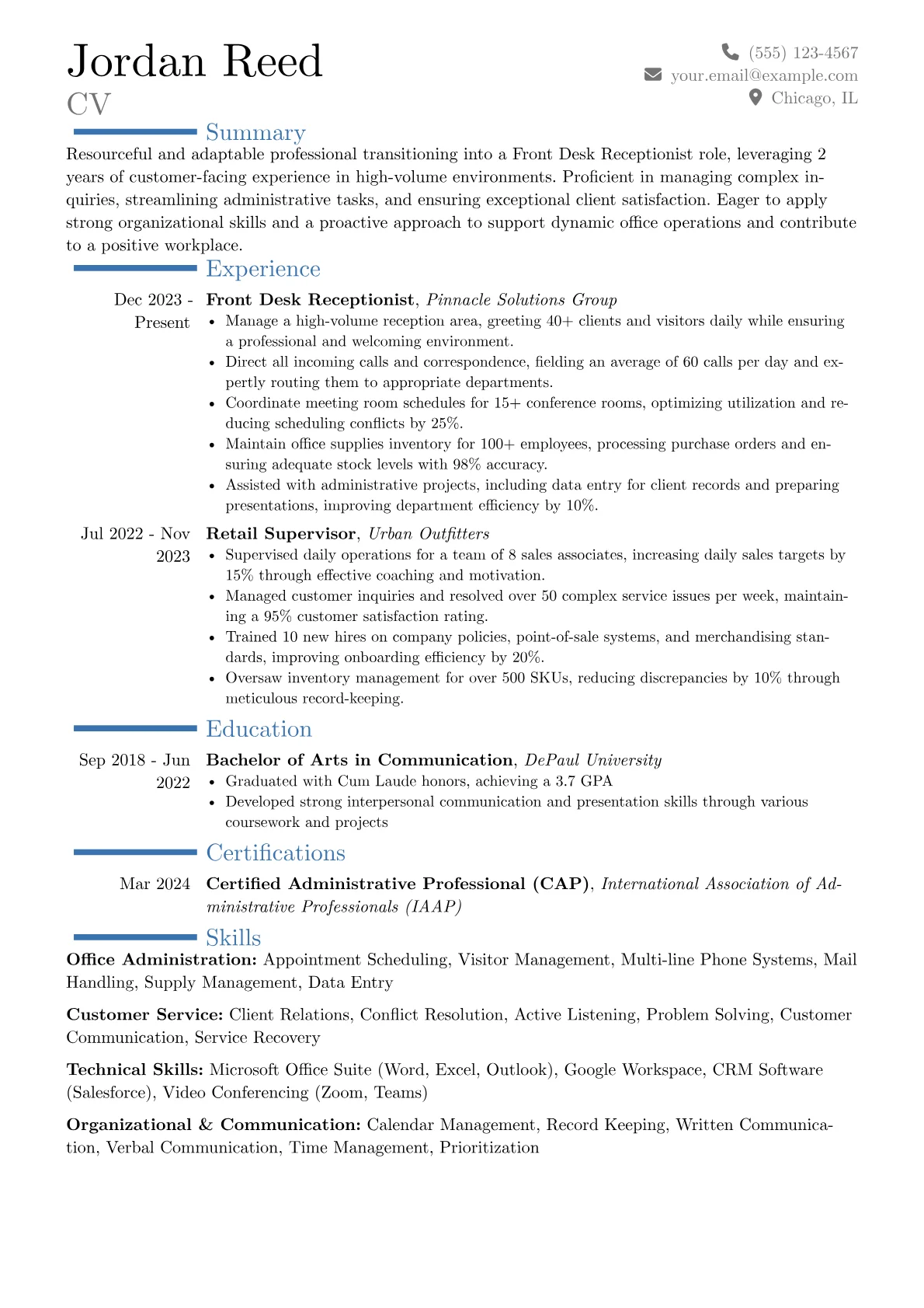 Career changer version - Page 1