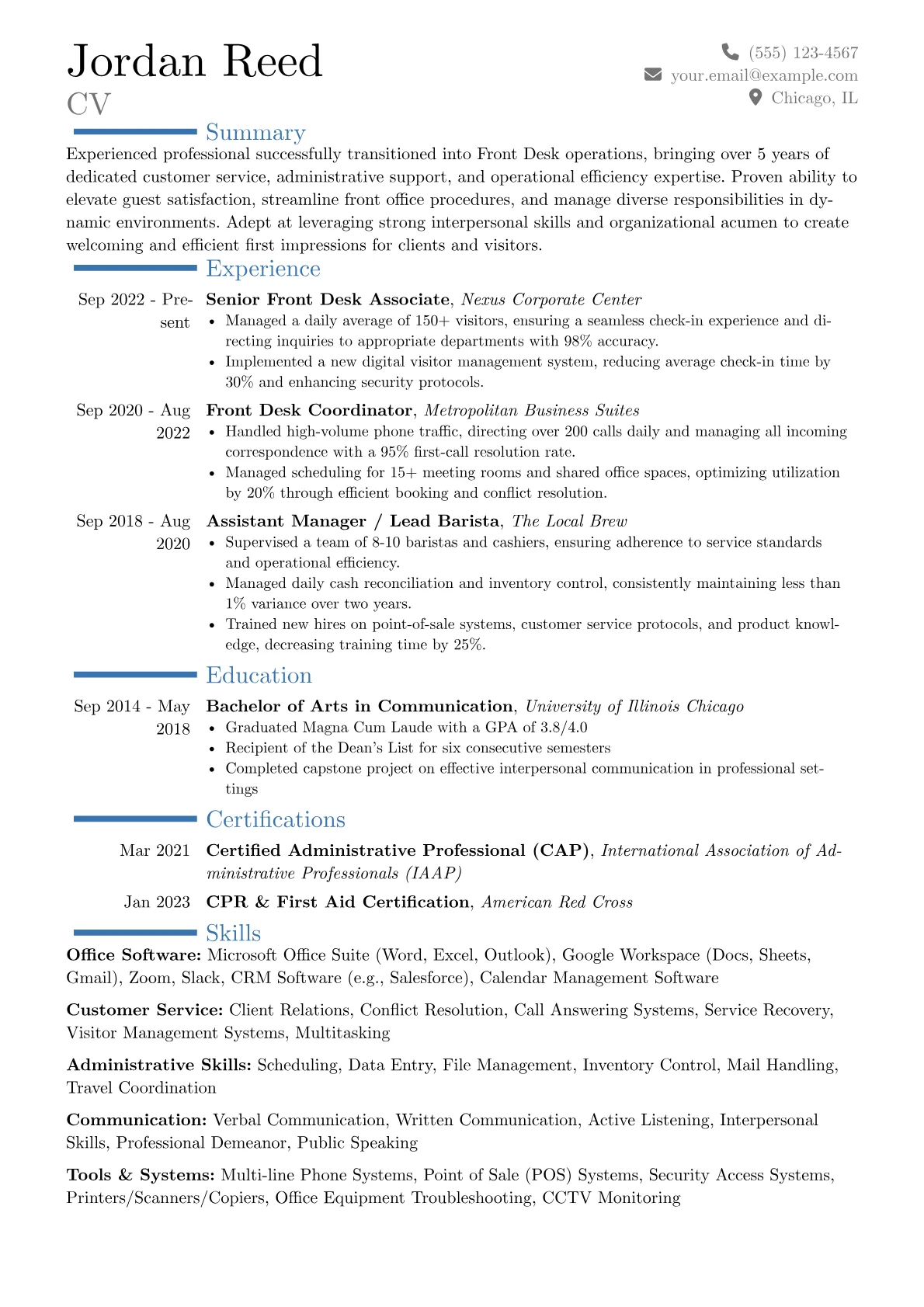 Career changer version - Page 1