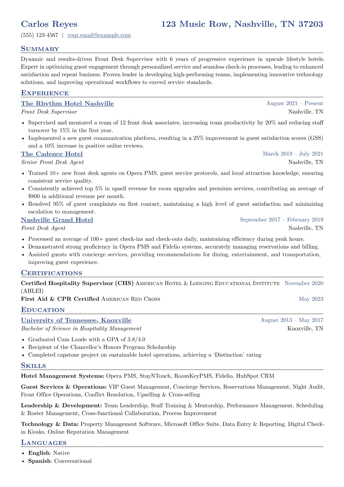Hotel Management Systems version - Page 1