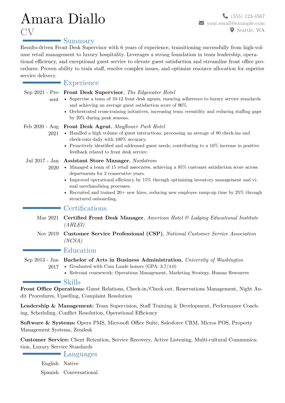 Career changer version - Page 1