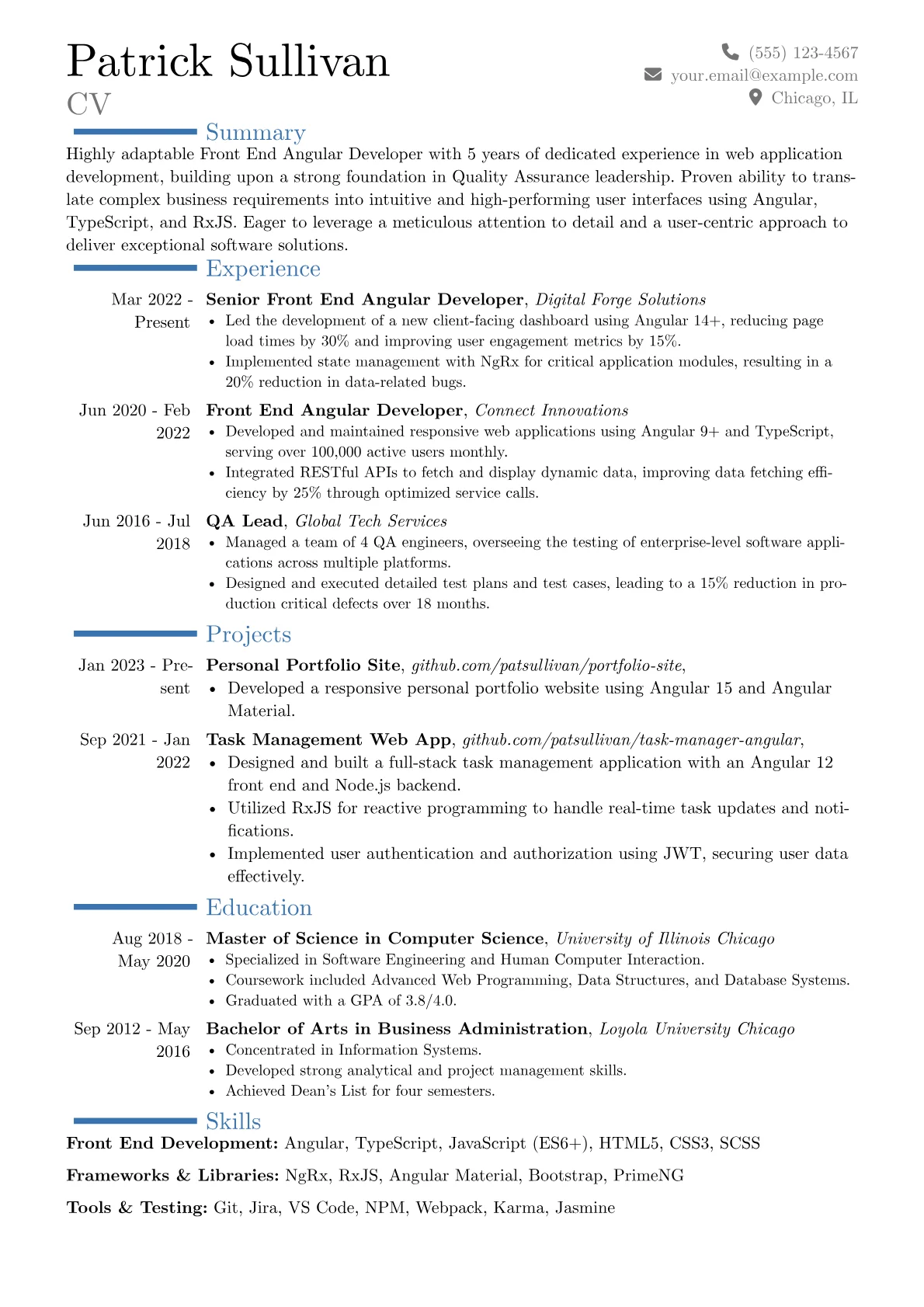 Career changer version - Page 1