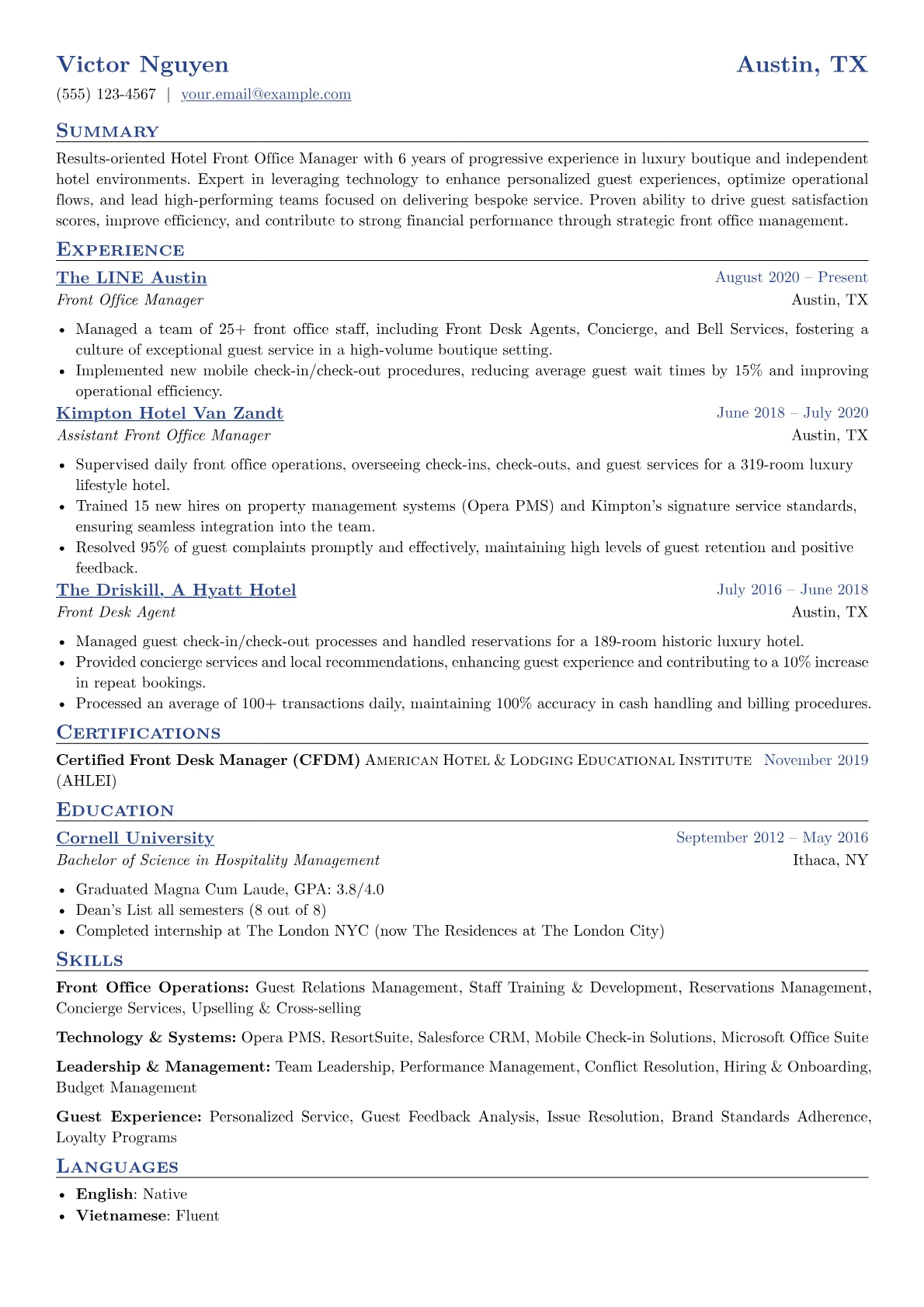 Boutique Hotel Front version - Page 1