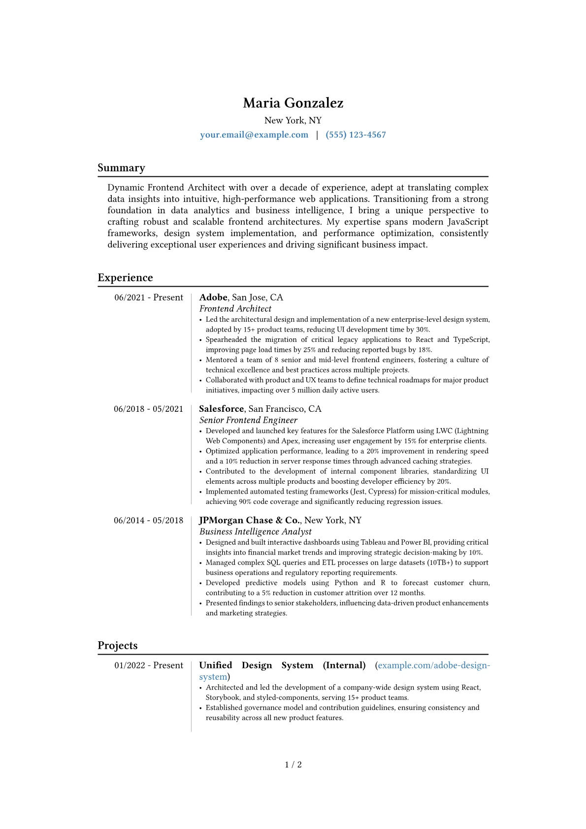 Career changer version - Page 1