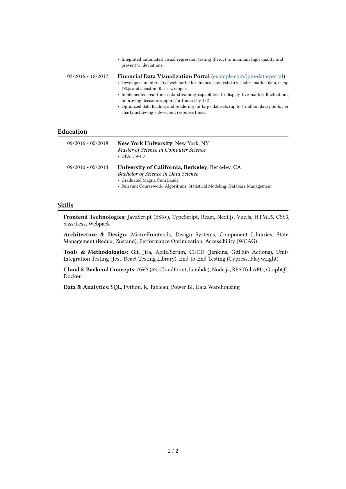 Career changer version - Page 2