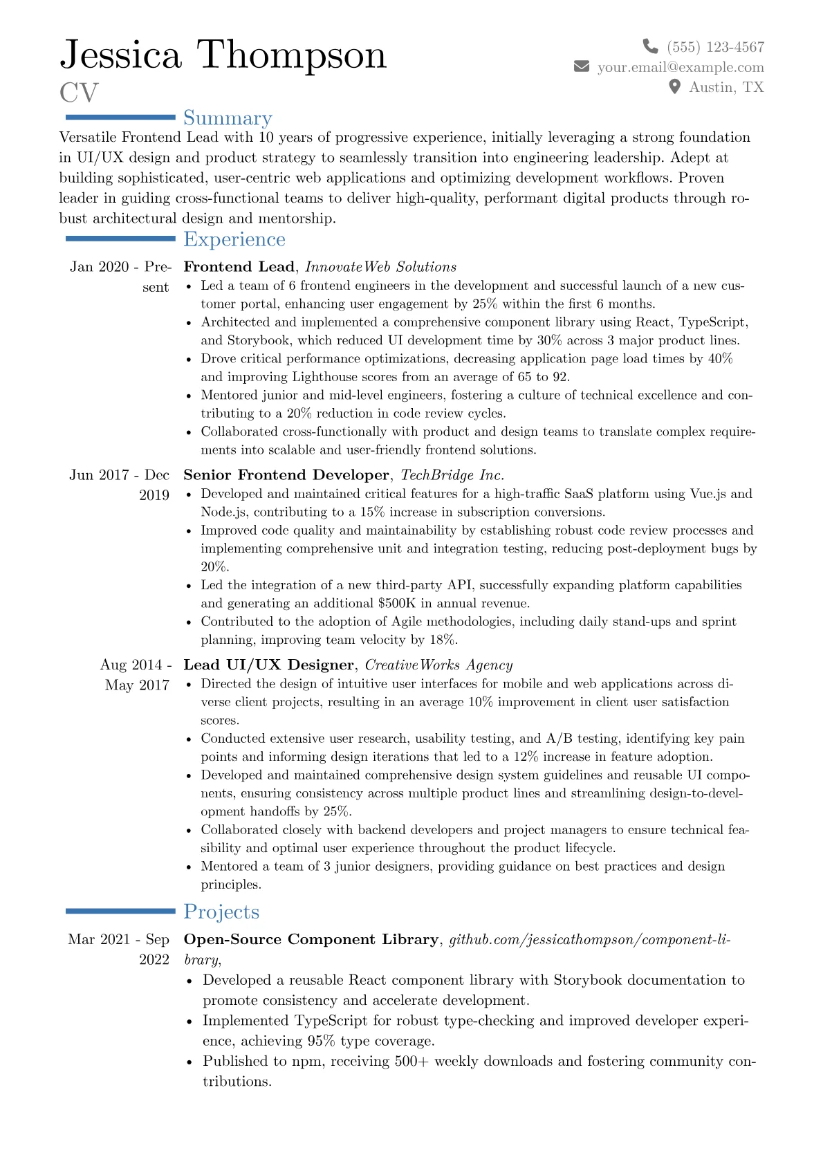 Career changer version - Page 1