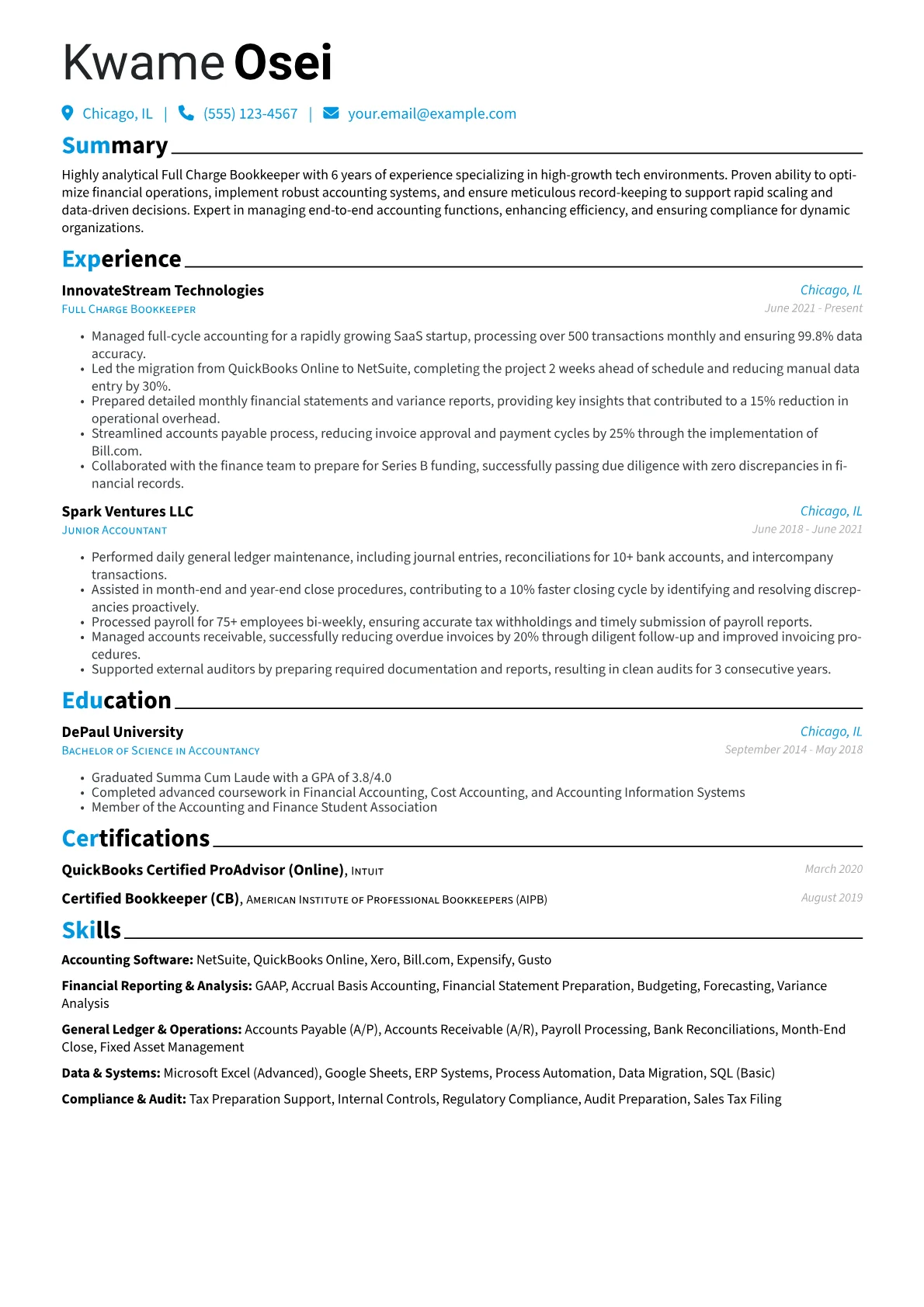 Full Charge Bookkeeper version - Page 1
