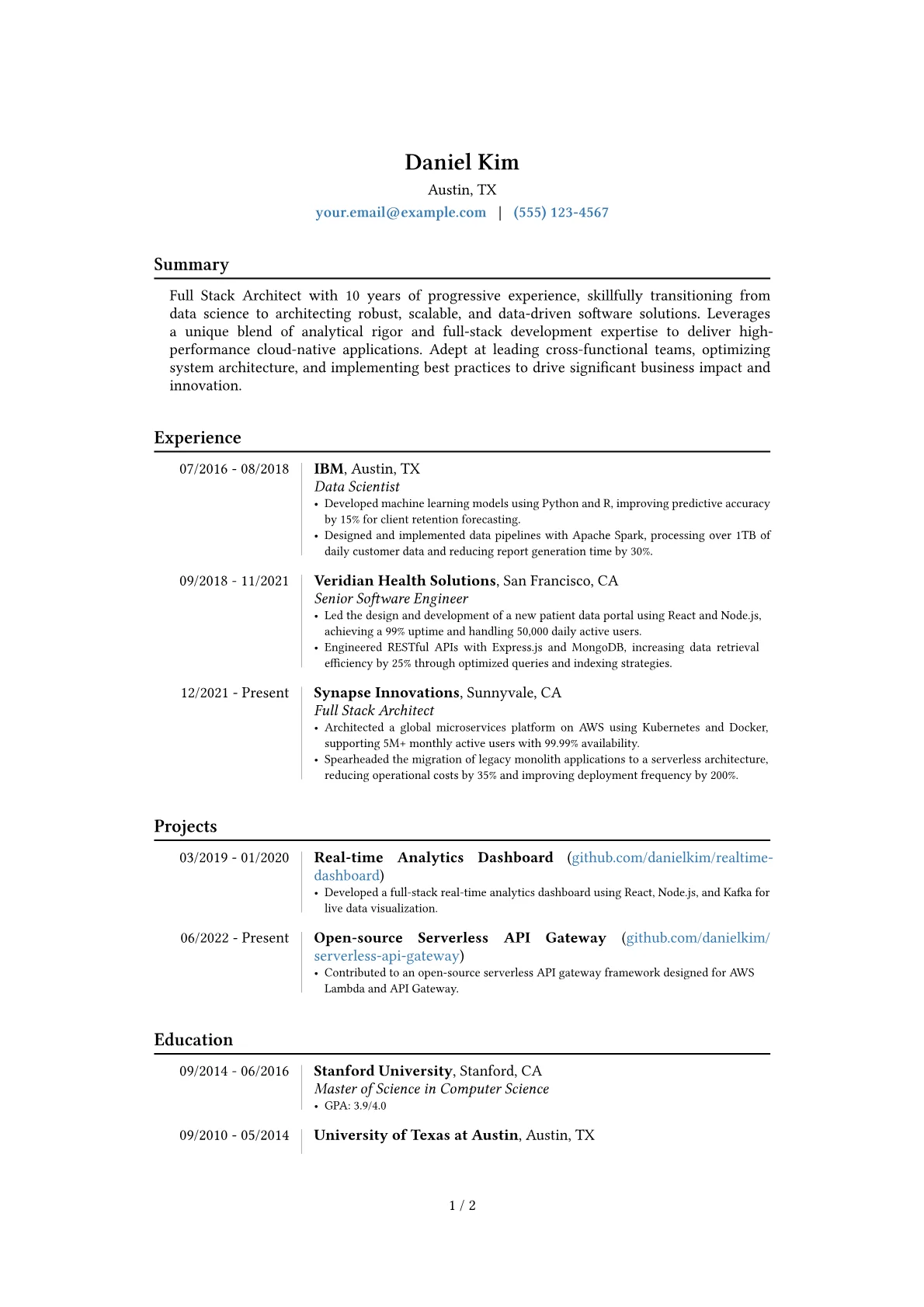 Career changer version - Page 1