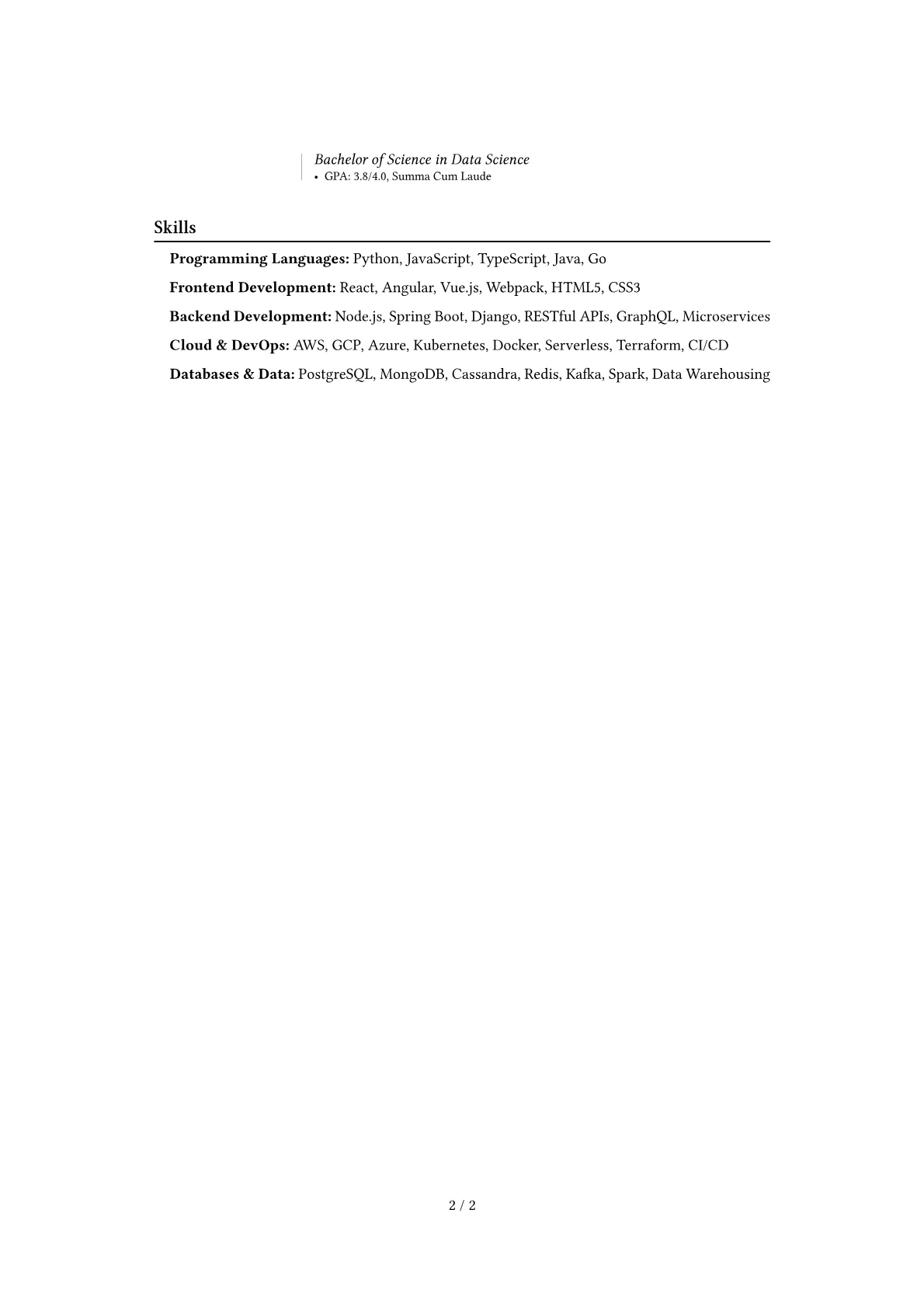 Career changer version - Page 2