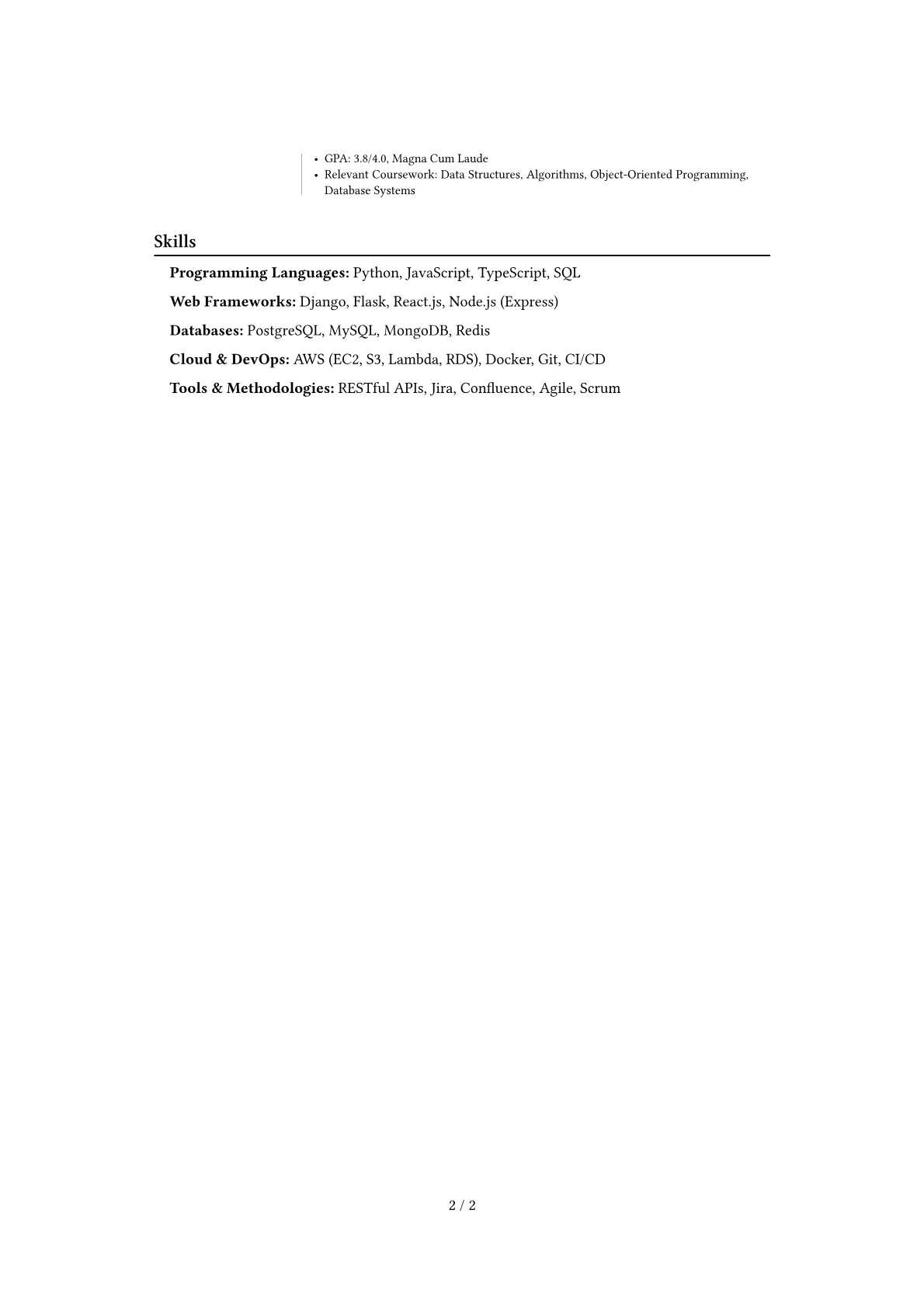 Career changer version - Page 2