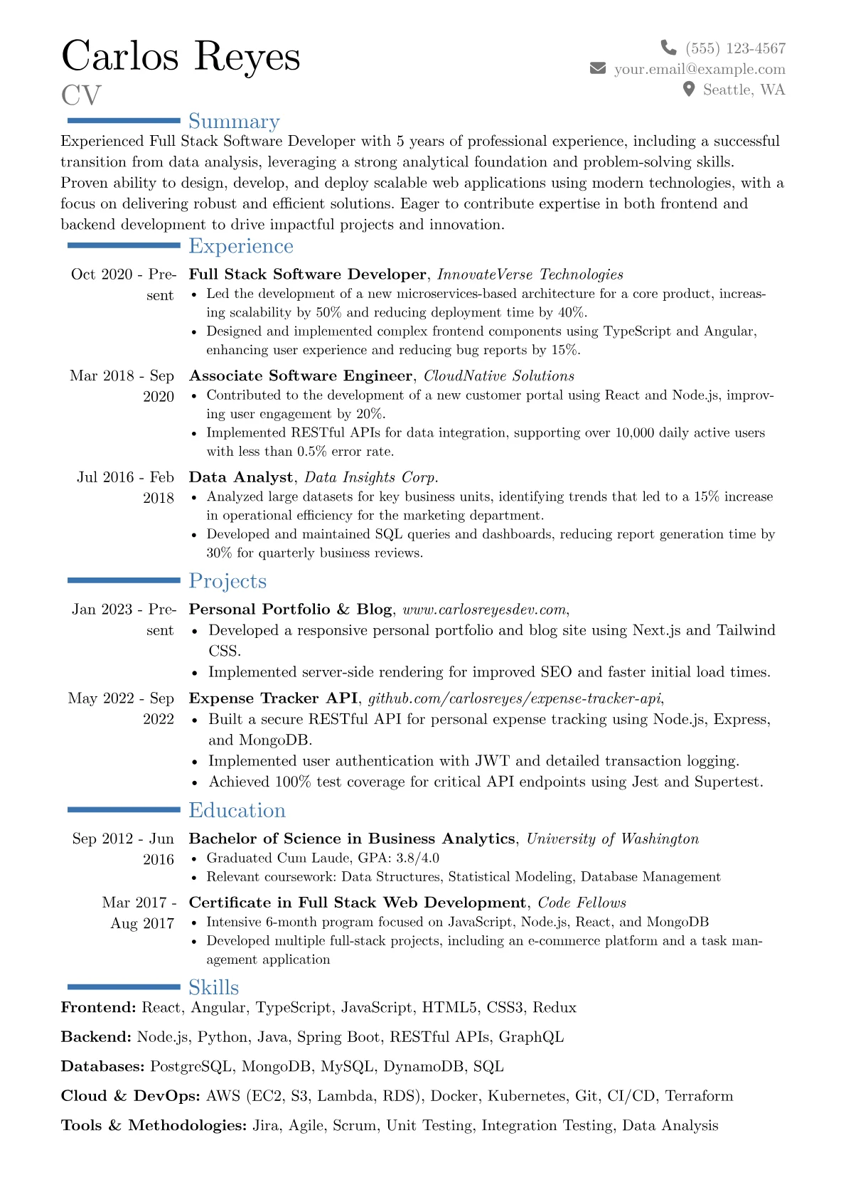 Career changer version - Page 1