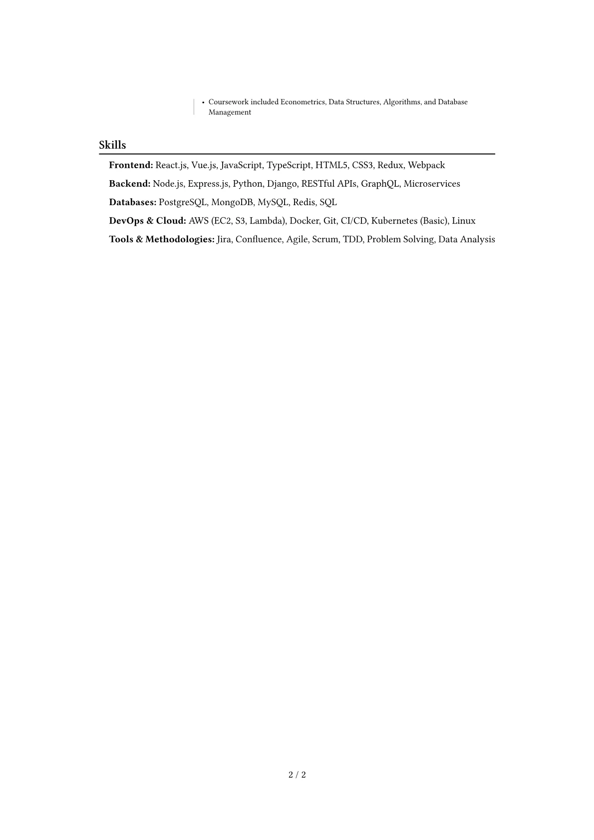 Career changer version - Page 2
