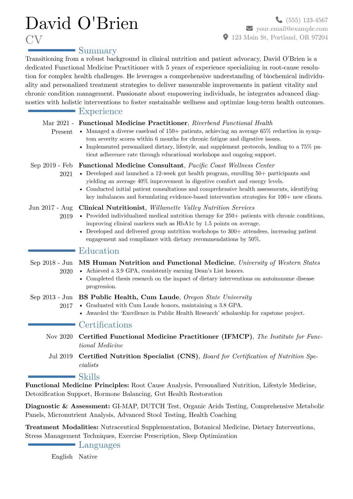 Career changer version - Page 1