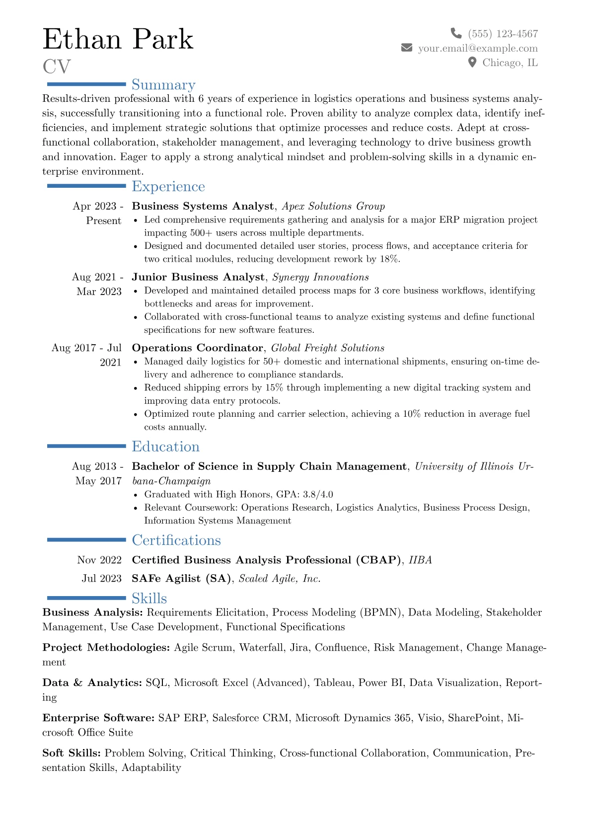 Career changer version - Page 1