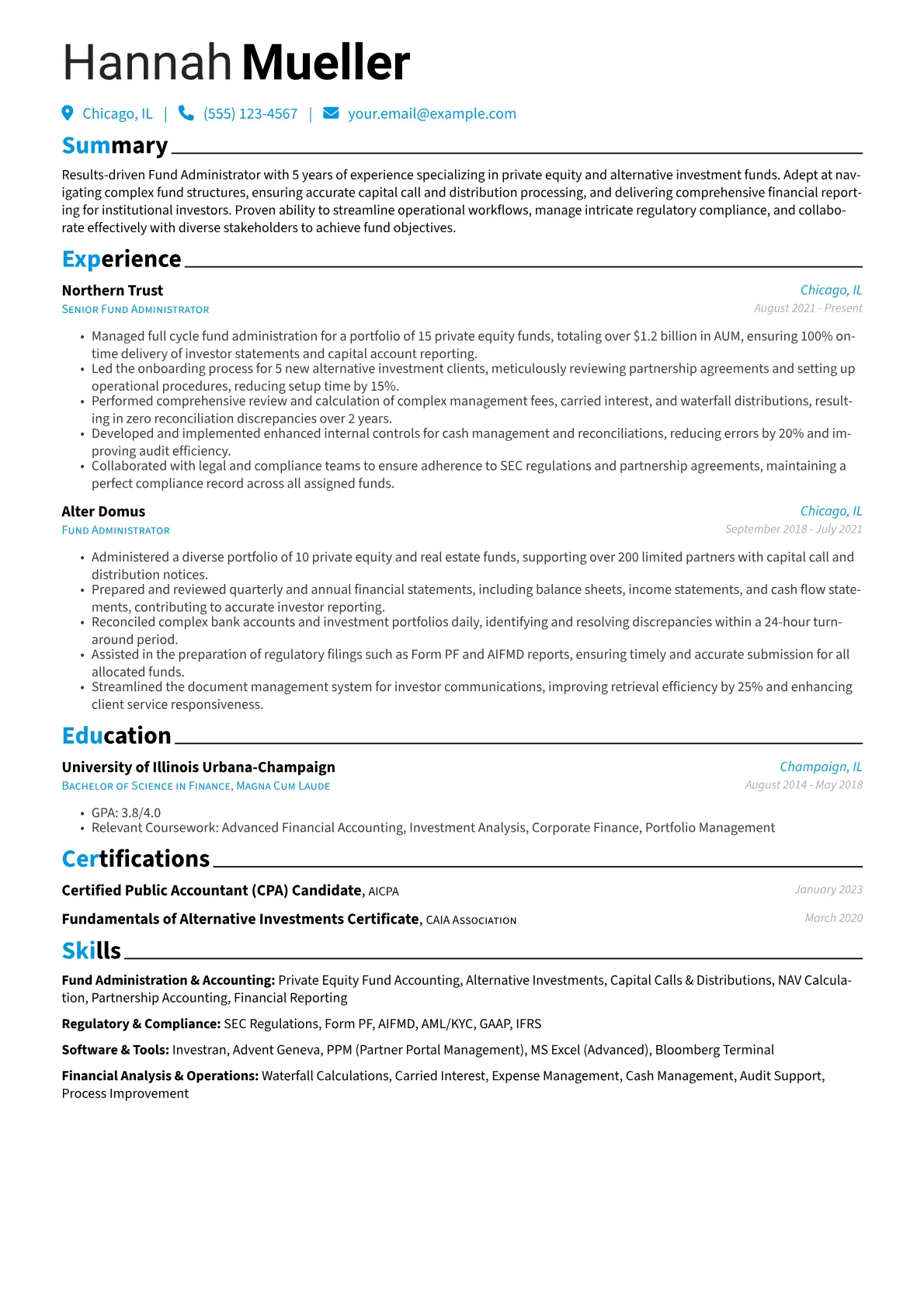 Fund Administrator version - Page 1