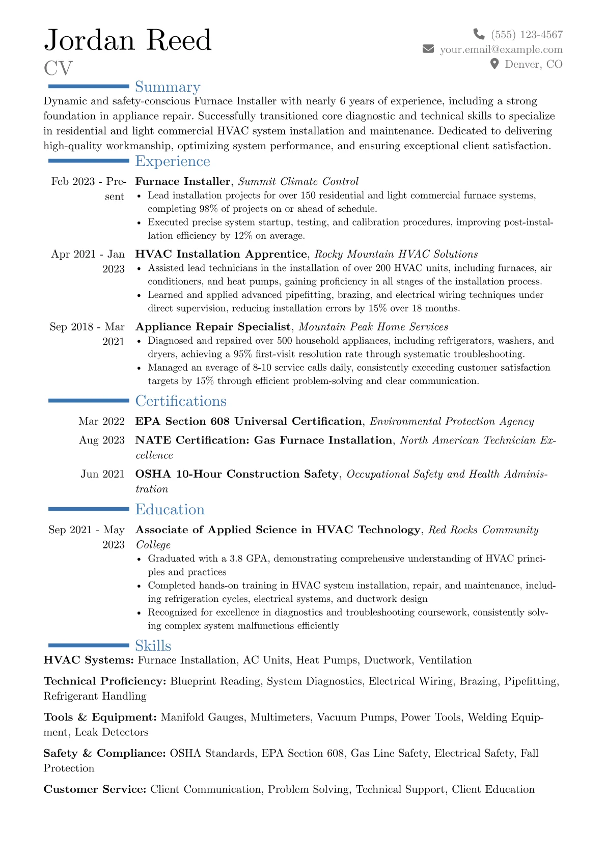 Career changer version - Page 1