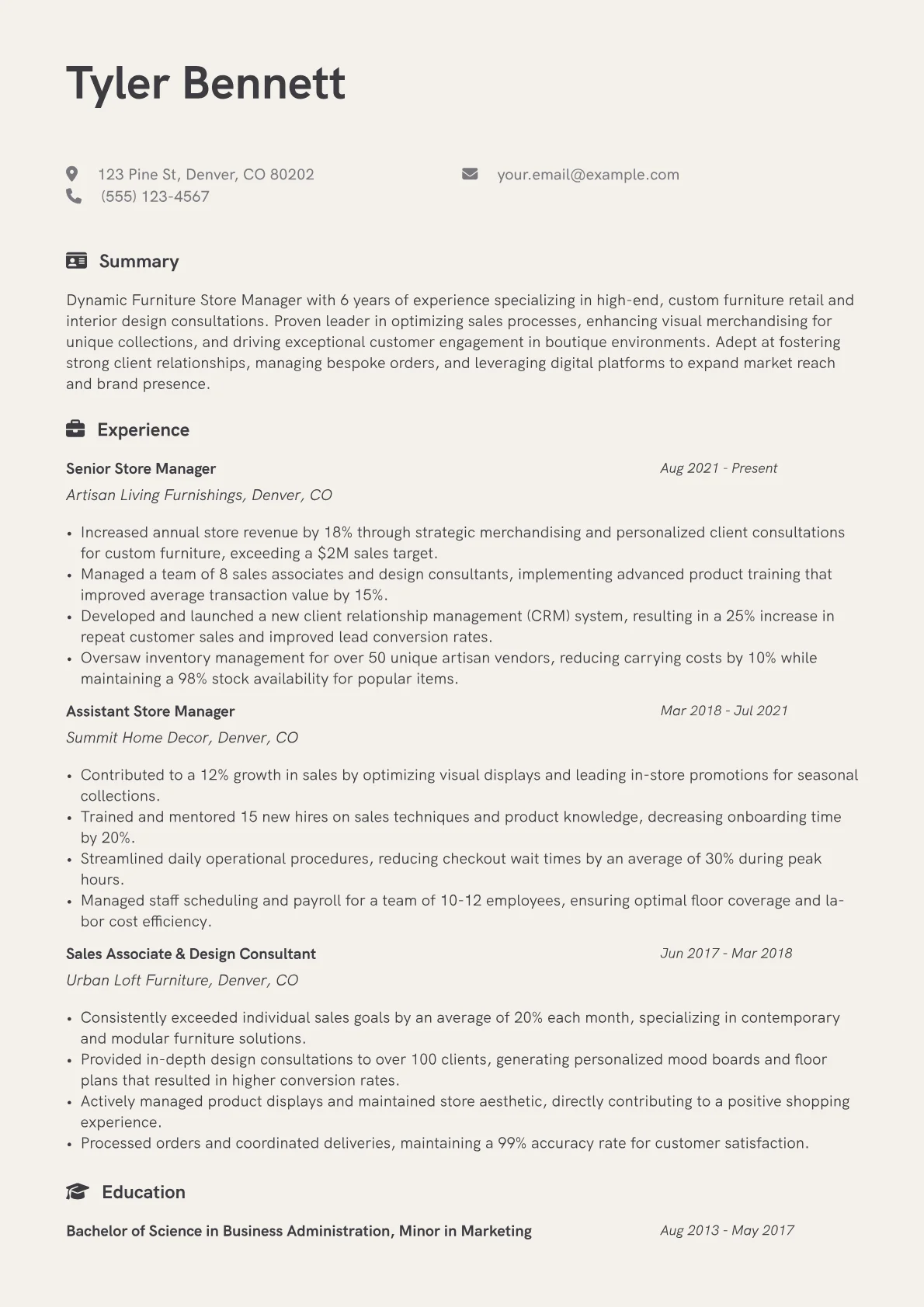 Management & Leadership version - Page 1