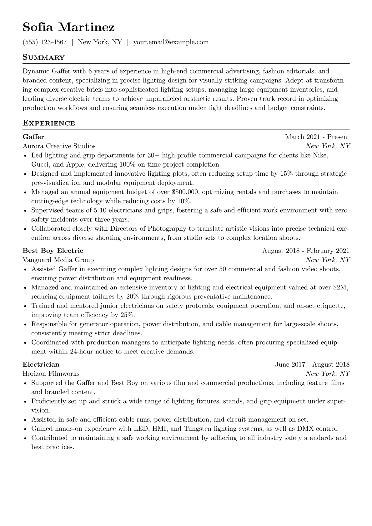 Lighting Equipment version - Page 1