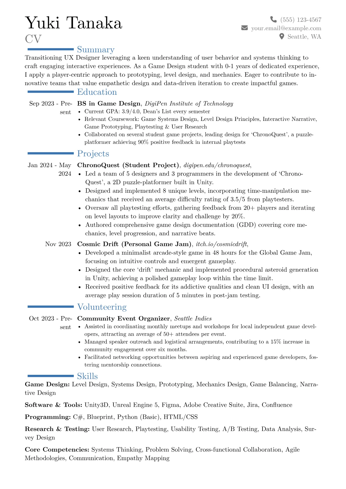 Career changer version - Page 1