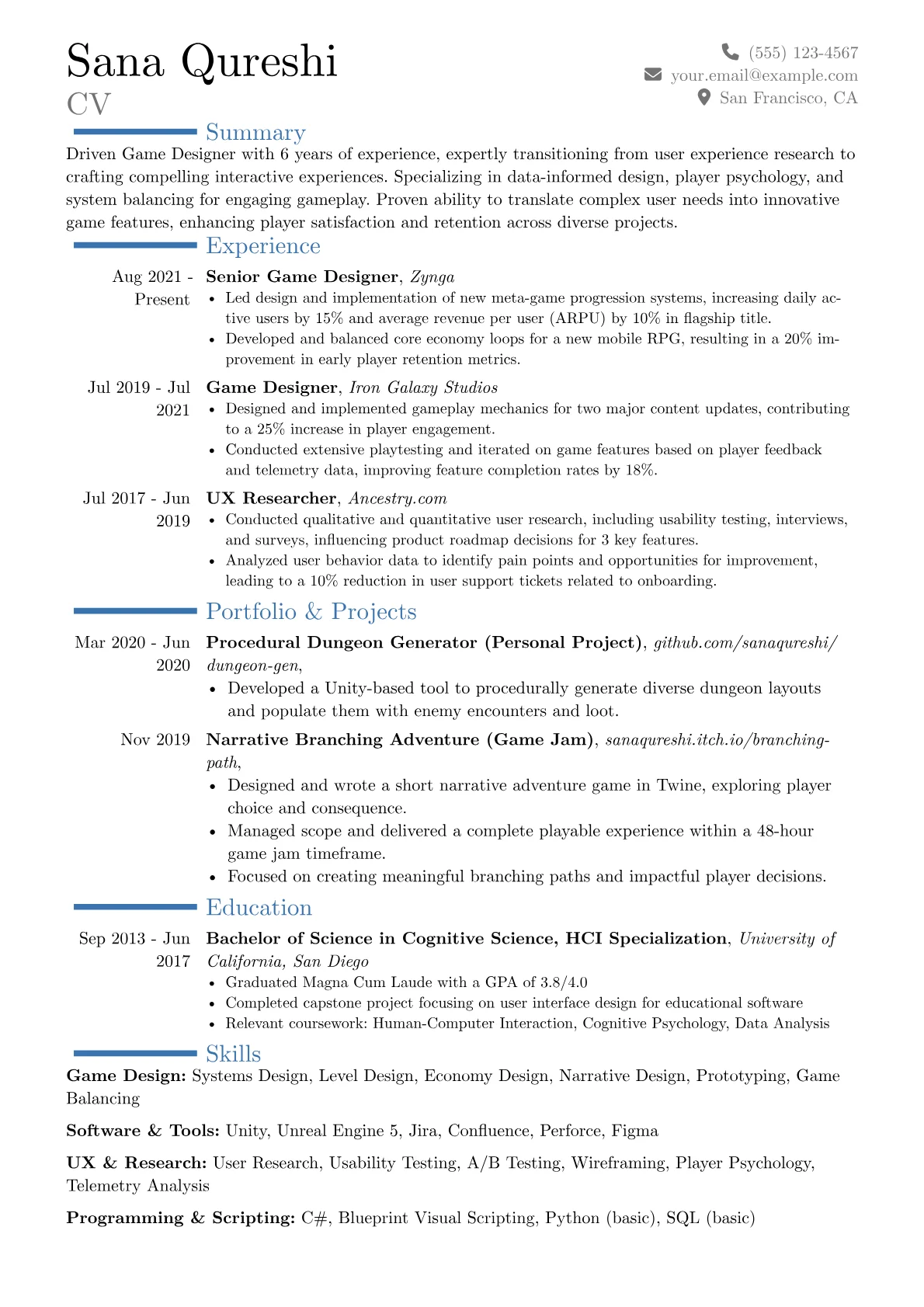 Career changer version - Page 1