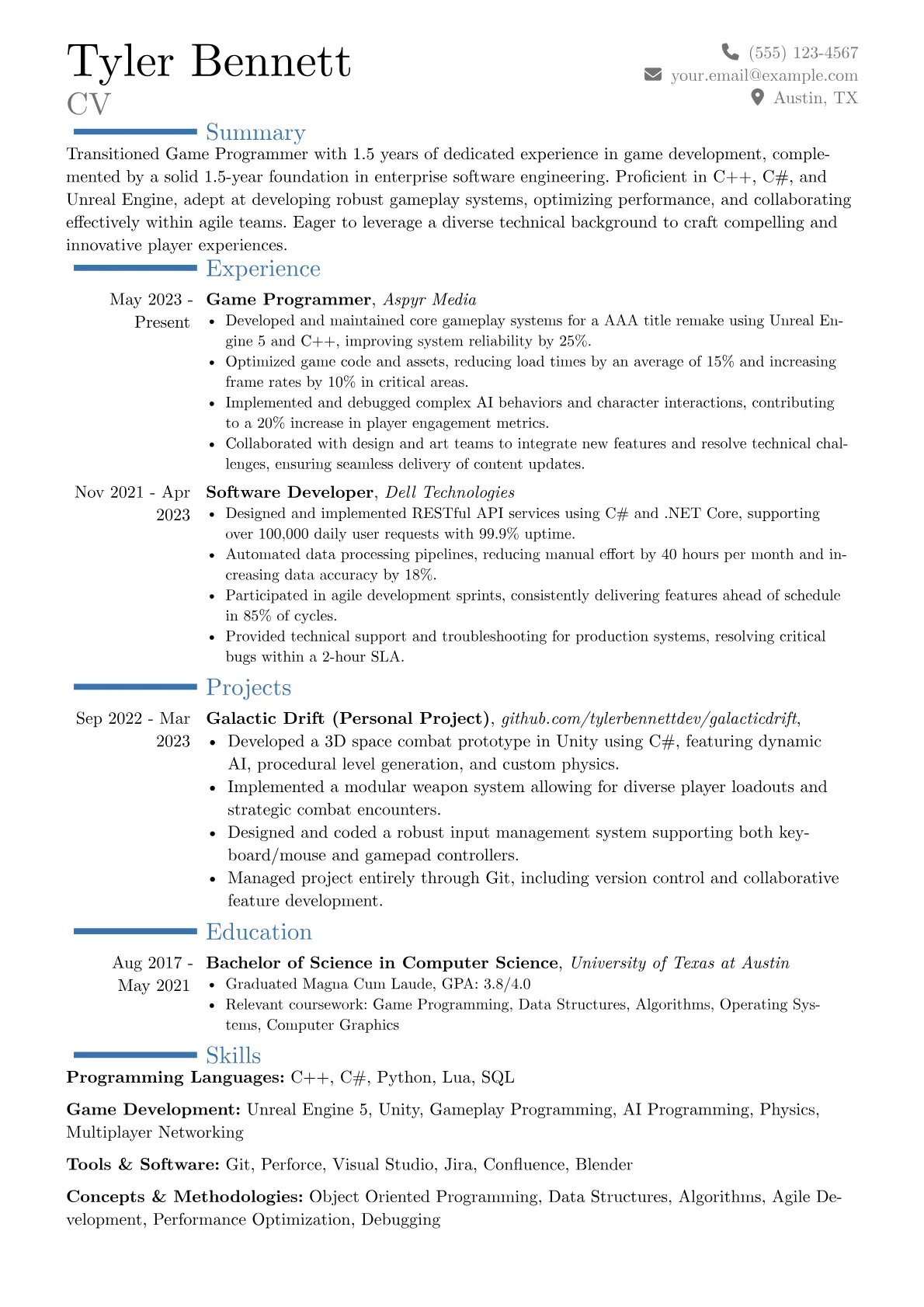 Career changer version - Page 1