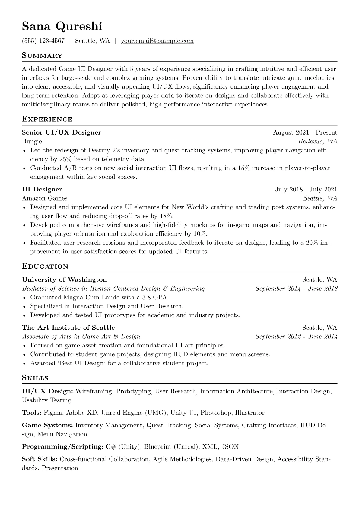 Game UI Designer version - Page 1