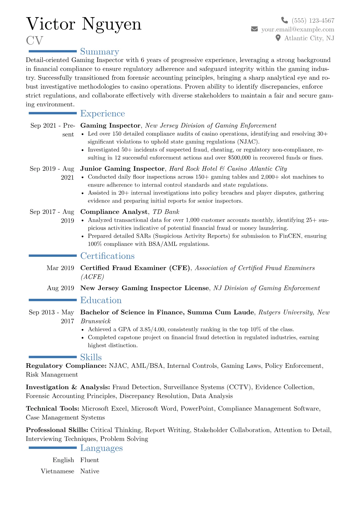 Career changer version - Page 1