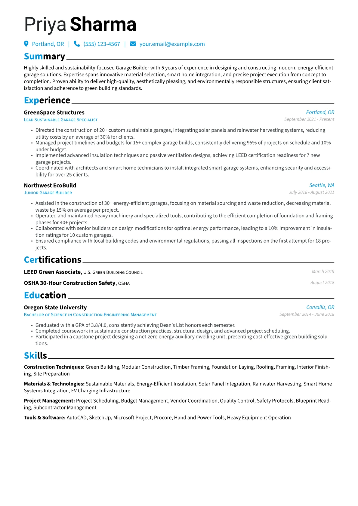 Sustainable Garage version - Page 1
