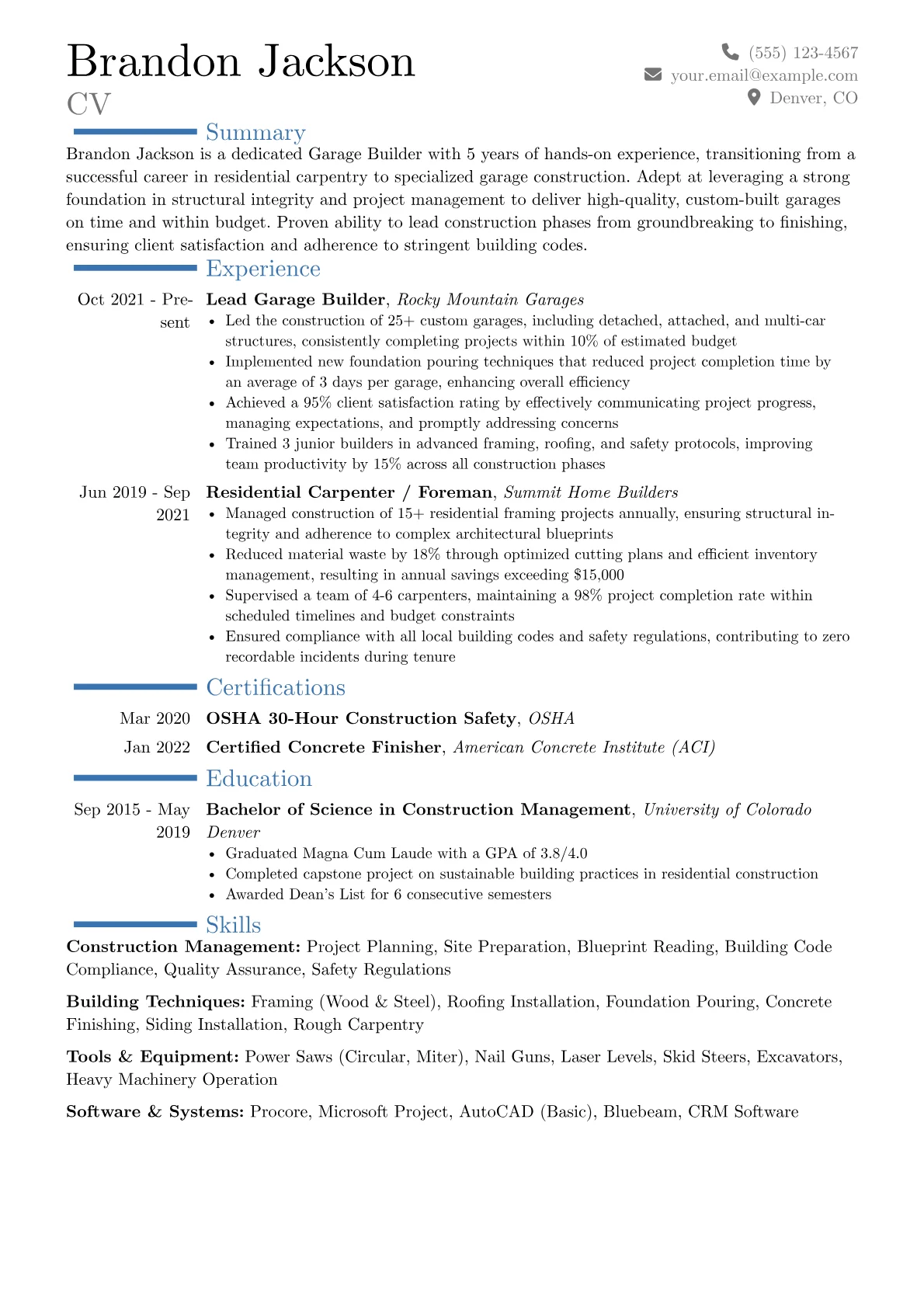 Career changer version - Page 1