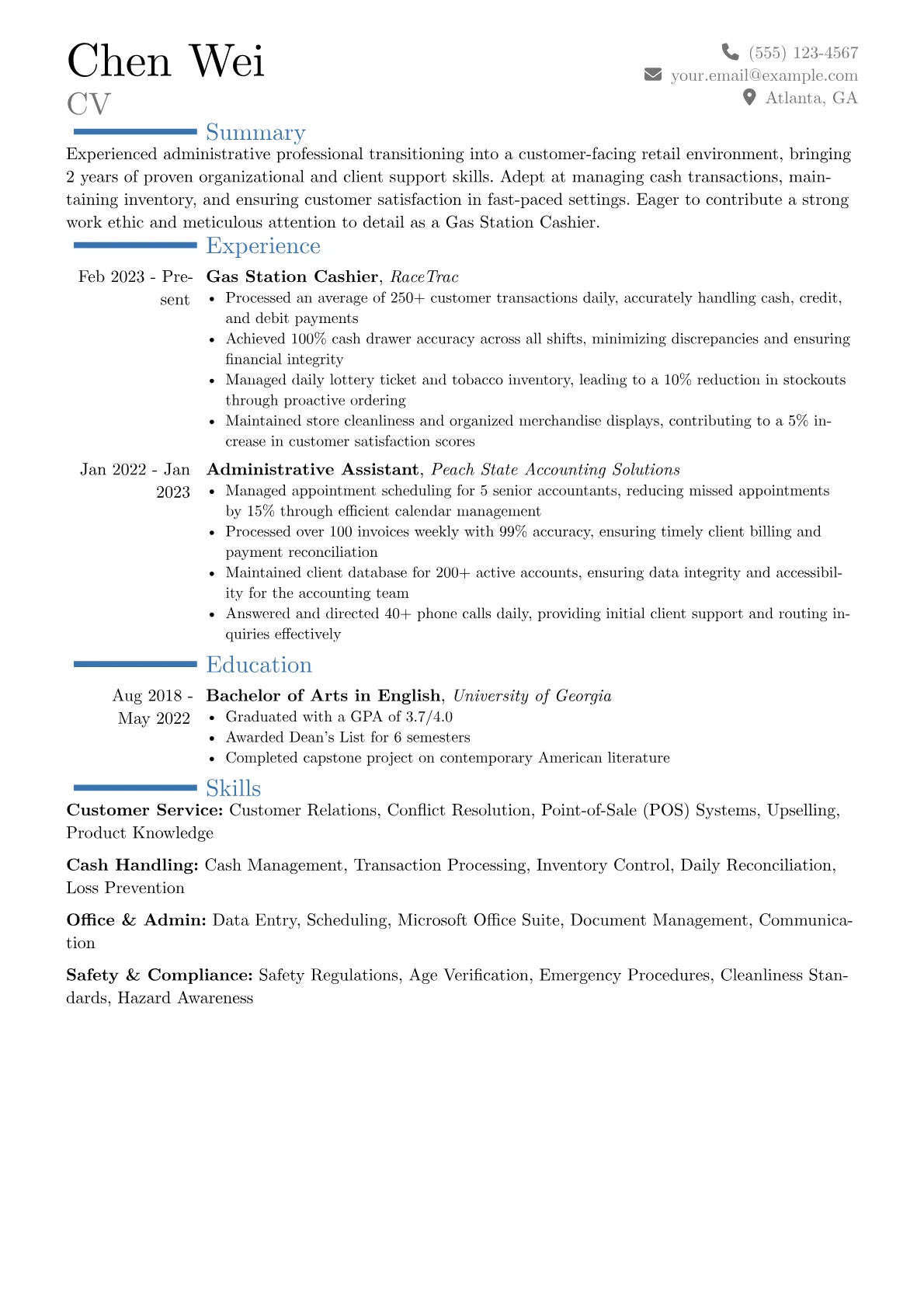 Career changer version - Page 1