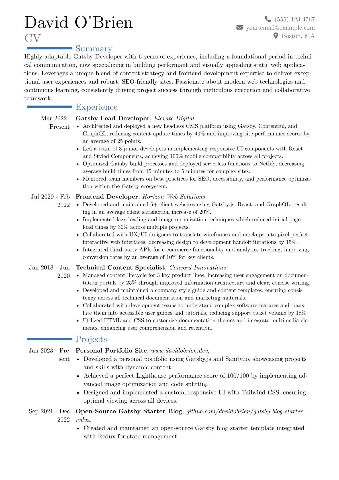 Career changer version - Page 1
