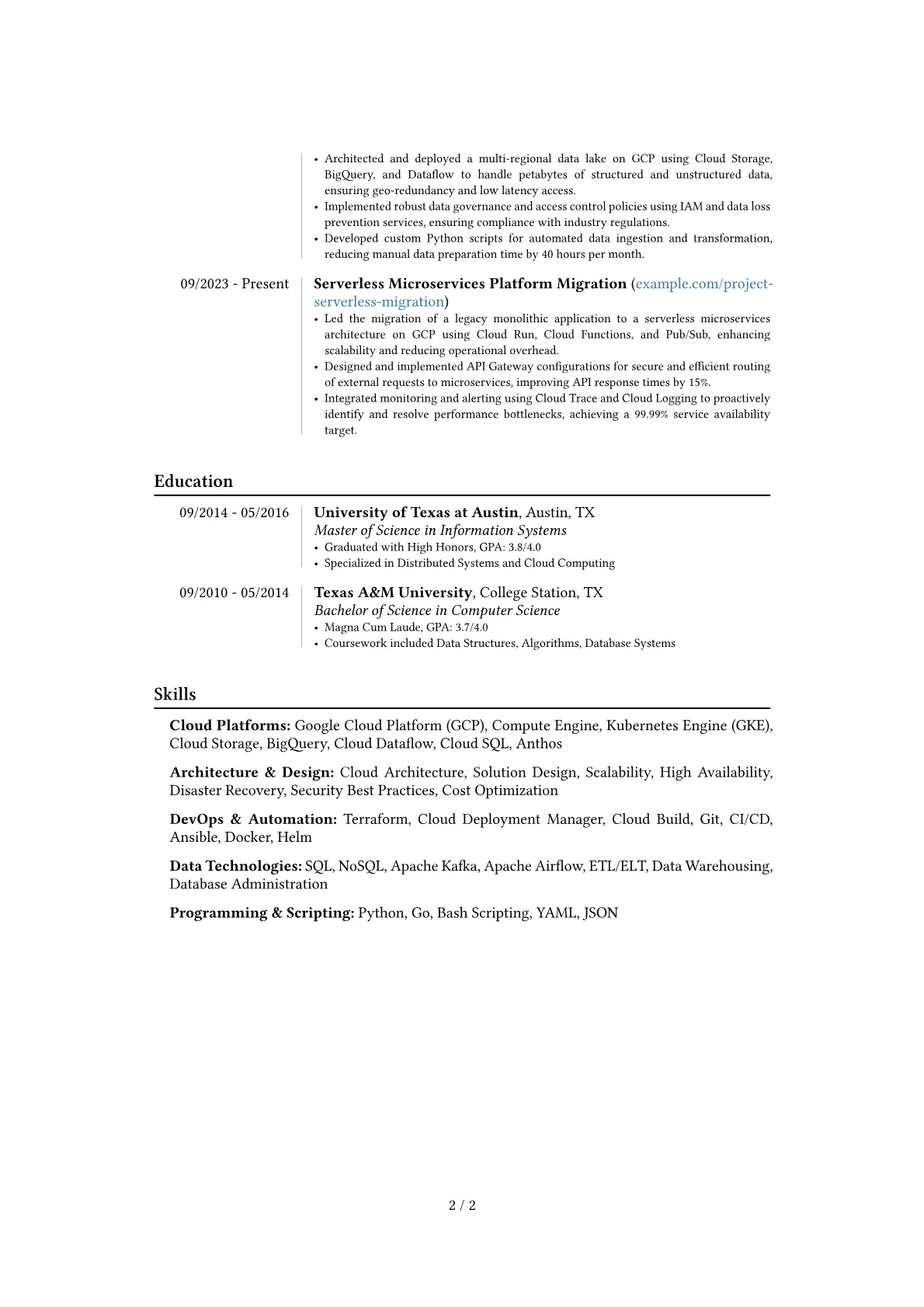 Career changer version - Page 2