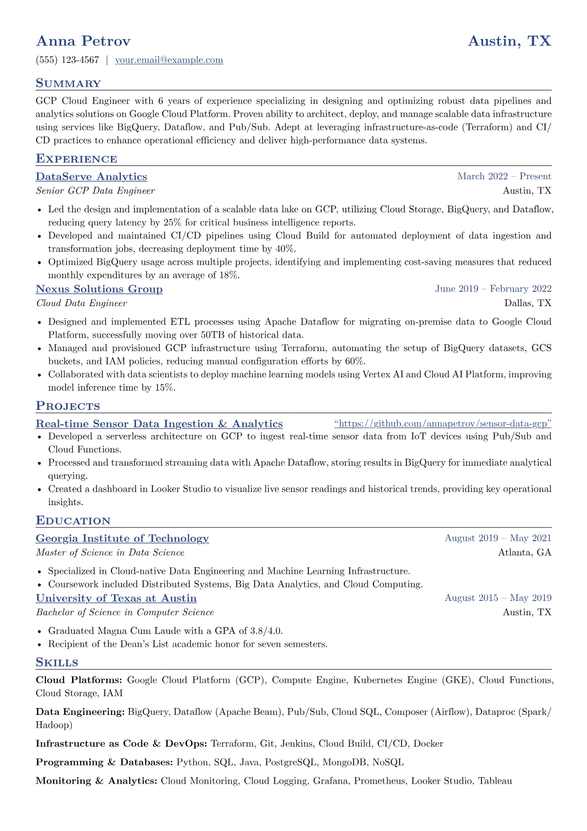 GCP Data Engineering version - Page 1