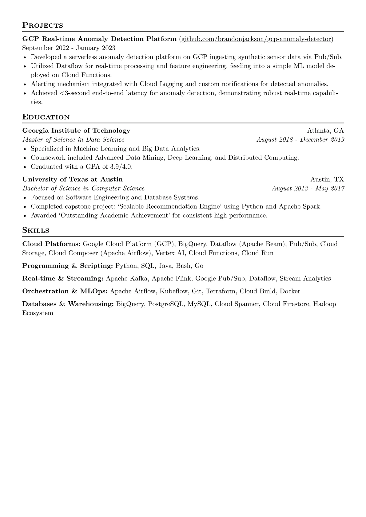 GCP Real-time & MLOps version - Page 2