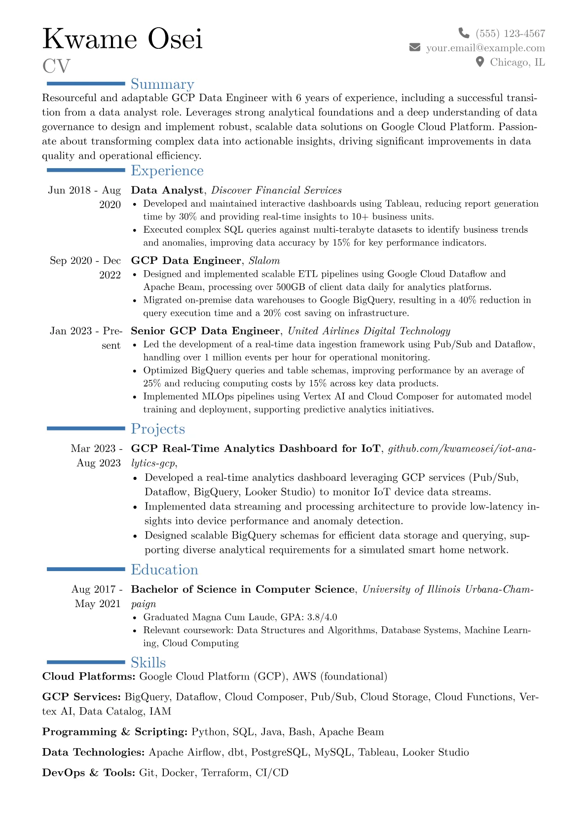 Career changer version - Page 1