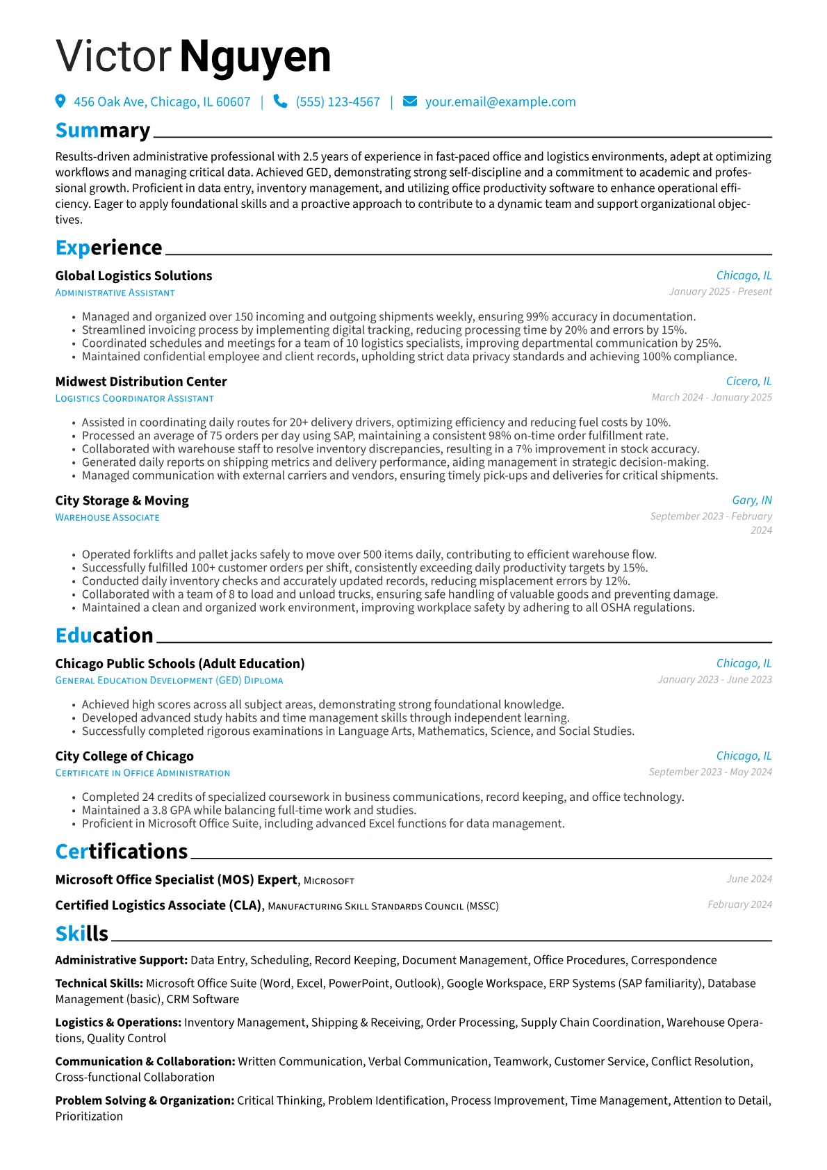 GED Entry Level version - Page 1