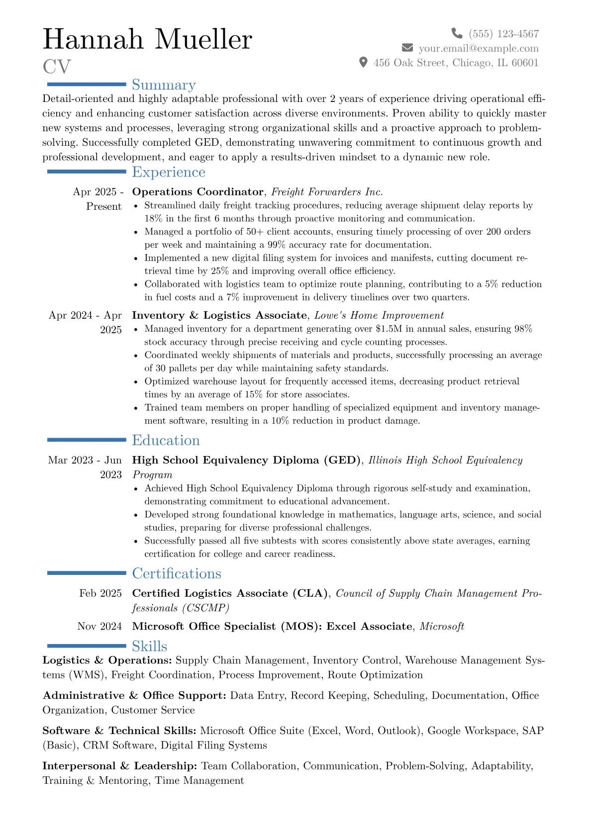 Career changer version - Page 1