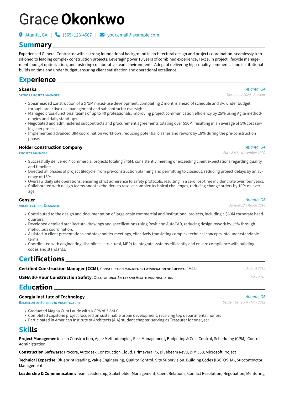 Career changer version - Page 1
