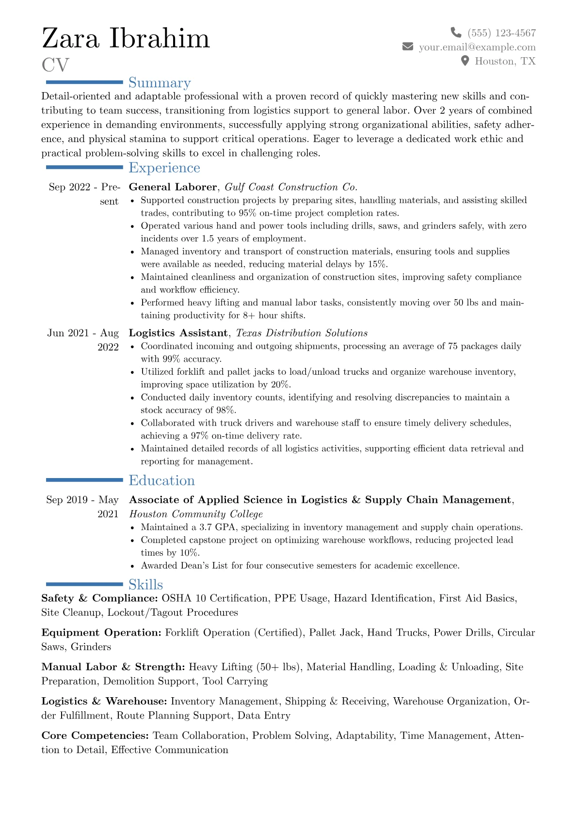 Career changer version - Page 1