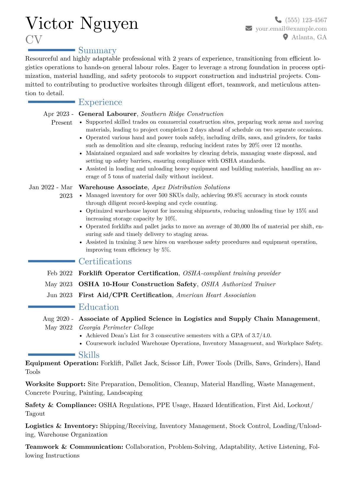Career changer version - Page 1