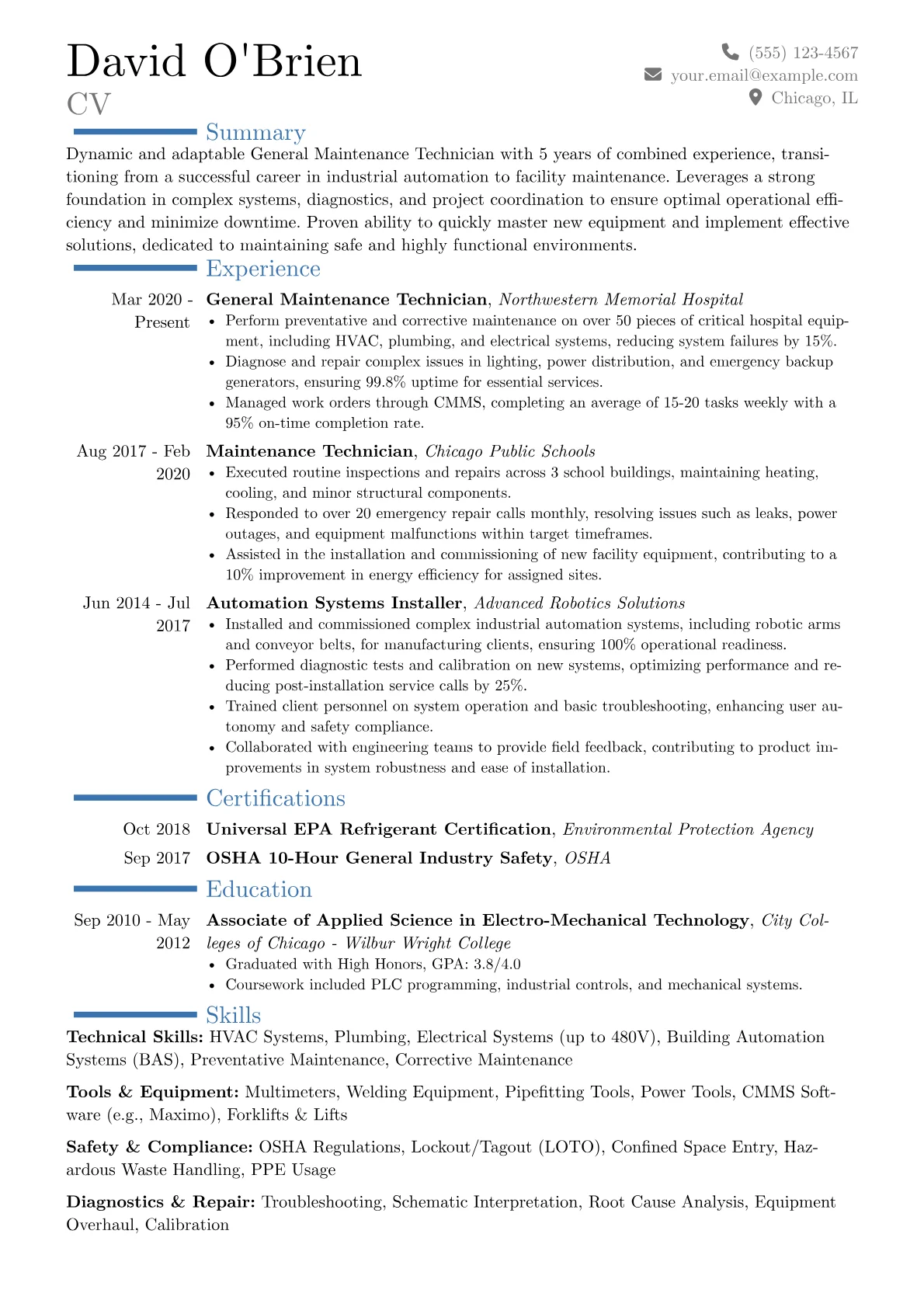 Career changer version - Page 1