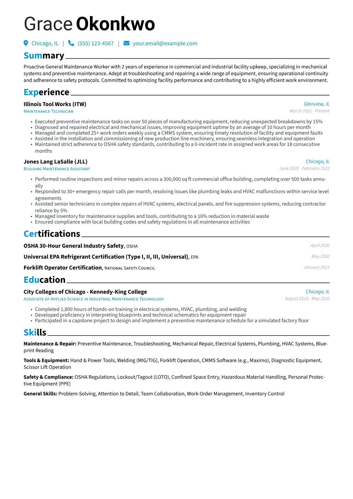 Industrial Facility version - Page 1